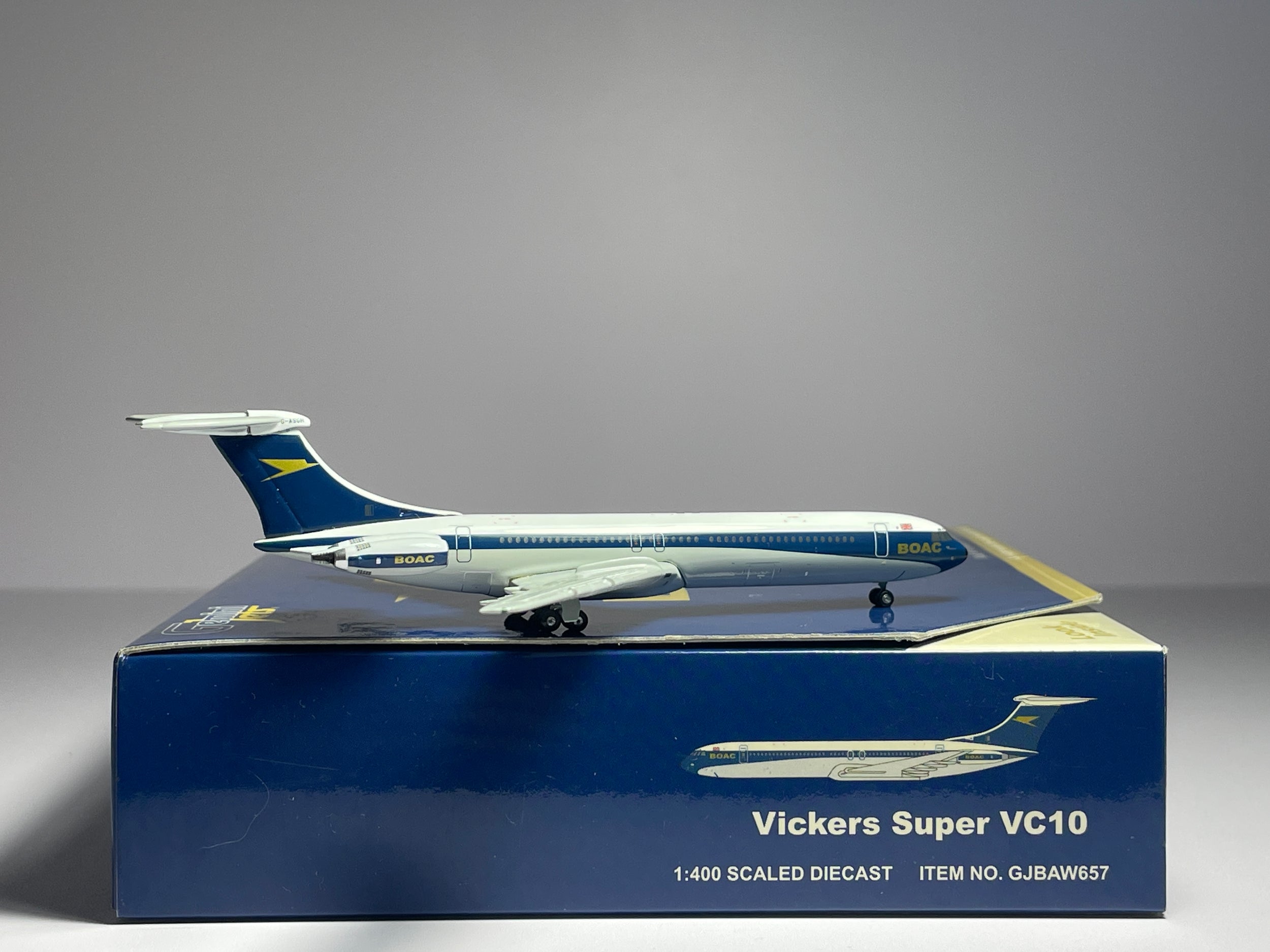 Gemini Jets 1:400 BOAC Vickers Super VC-10 G-ASGH Golden Speedbird GJBAW657