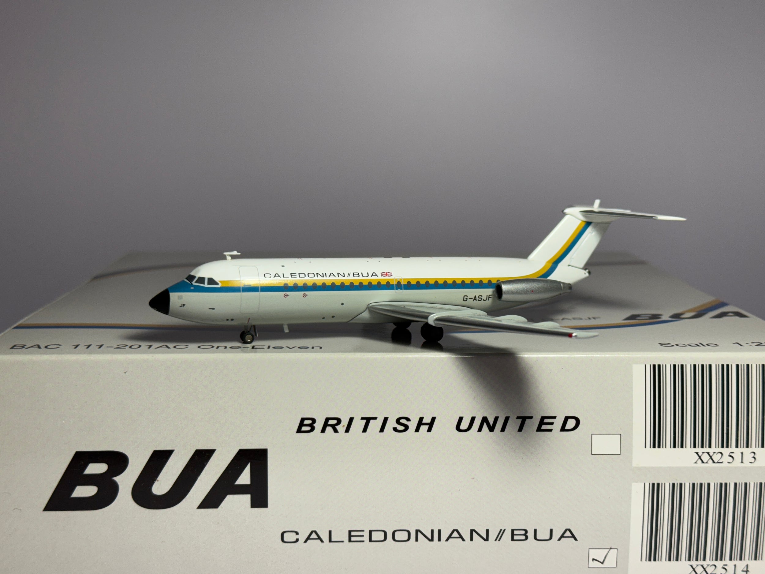 JC Wings 1:200 Caledonian Airways BAC 111-200 G-ASJF XX2514