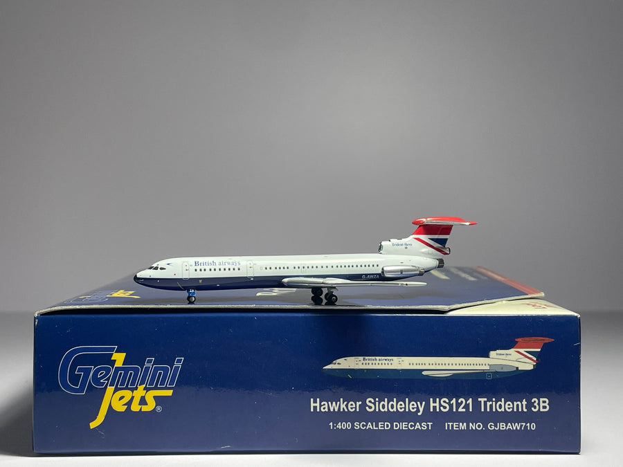 Gemini Jets 1:400 British Airways Hawker Siddeley HS-121 3B G-AWZA Negus GJBAW710