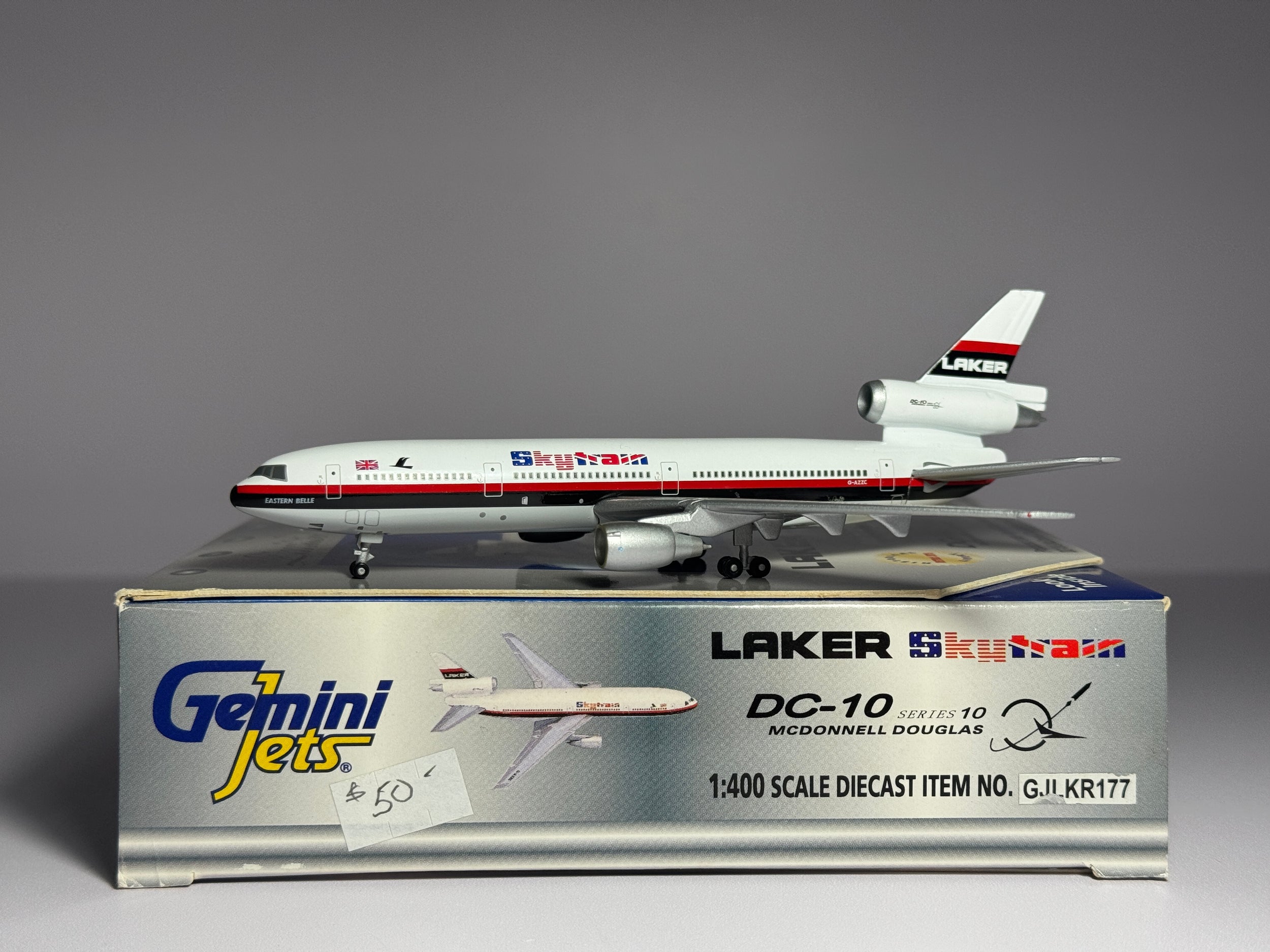 Gemini Jets 1:400 Laker McDonnell Douglas DC-10-10 G-AZZC Skytrain GJLKR177