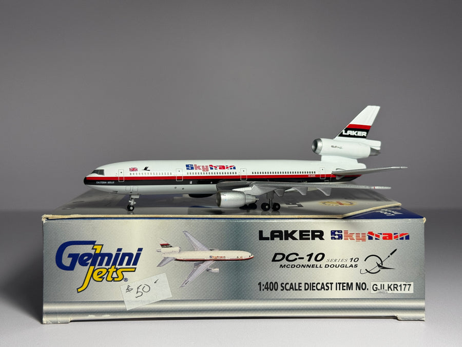 Gemini Jets 1:400 Laker McDonnell Douglas DC-10-10 G-AZZC Skytrain GJLKR177