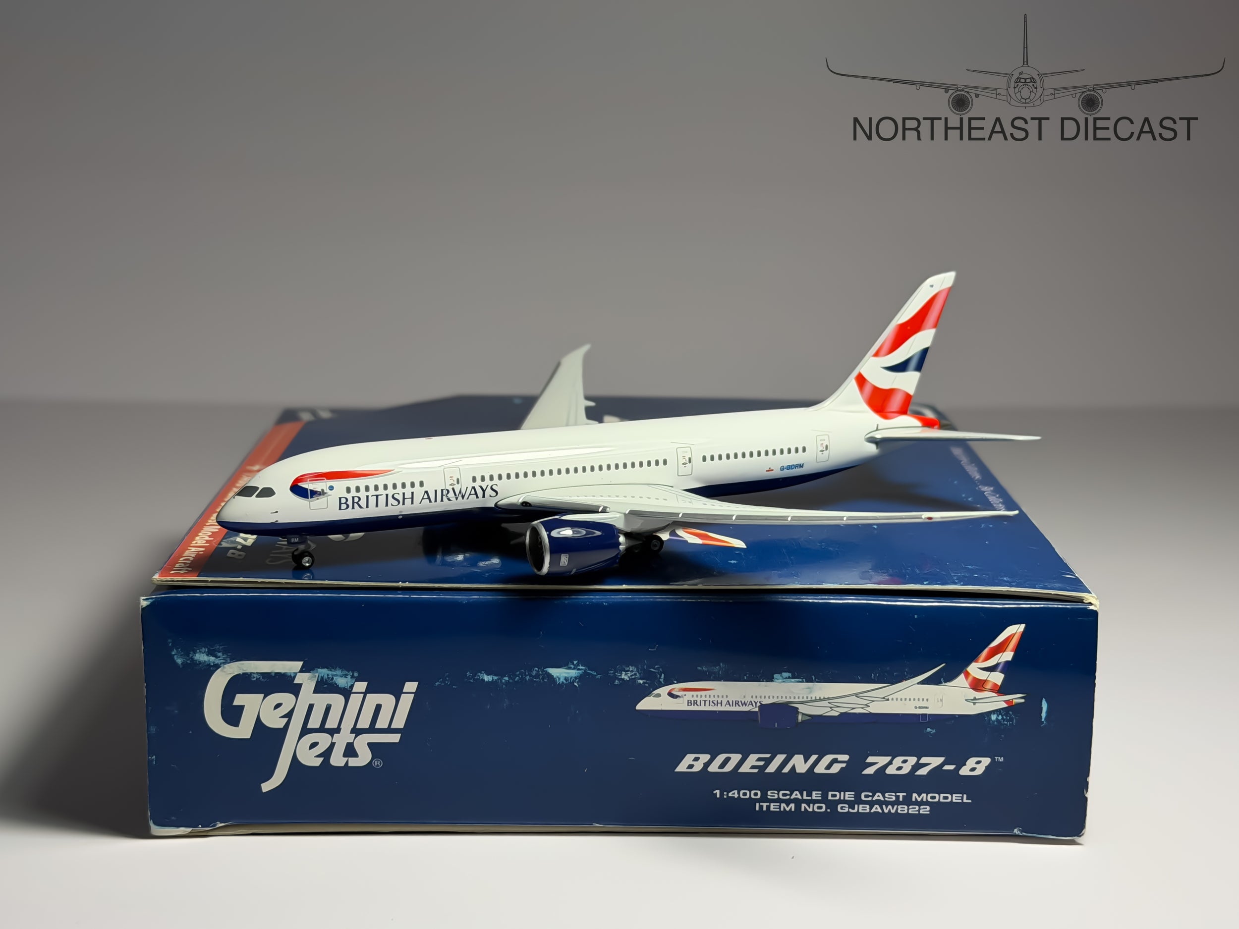 British Airways Boeing 787-8 1:400 Gemini Jets G-BDRM (GJBAW822)