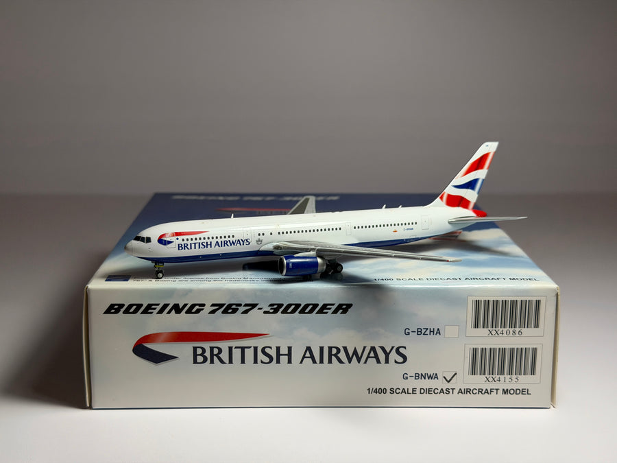 British Airways Boeing 767-300 1:400 JC Wings G-BNWA (XX4155)