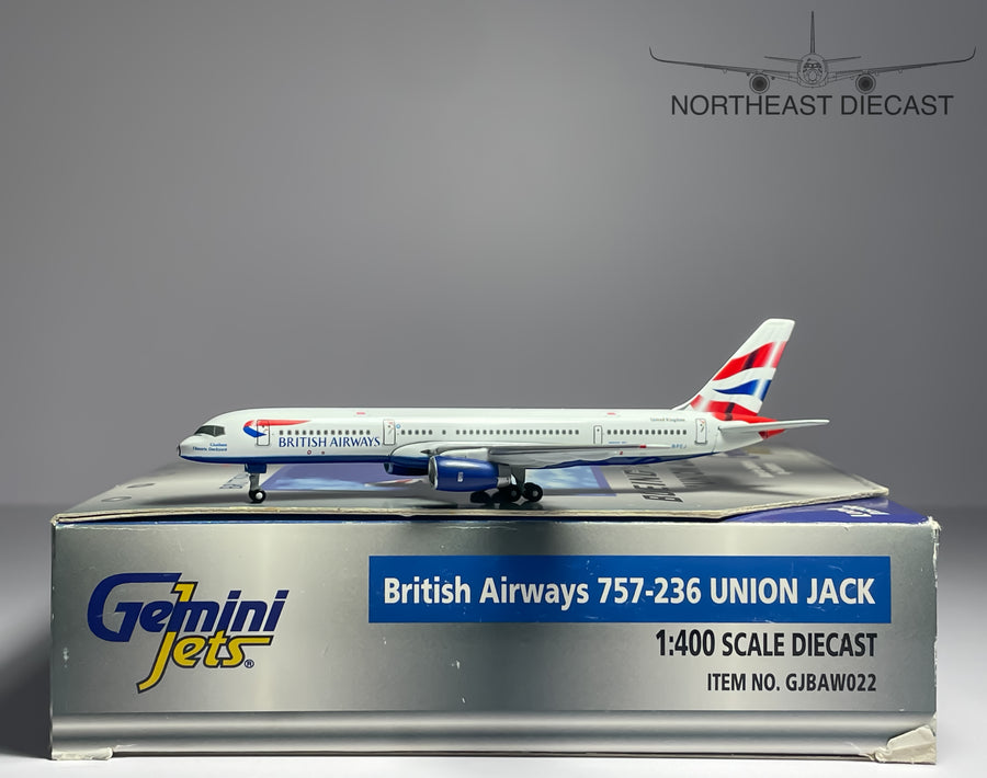 British Airways Boeing 757-200 1:400 Gemini Jets G-BPEJ (GJBAW022)