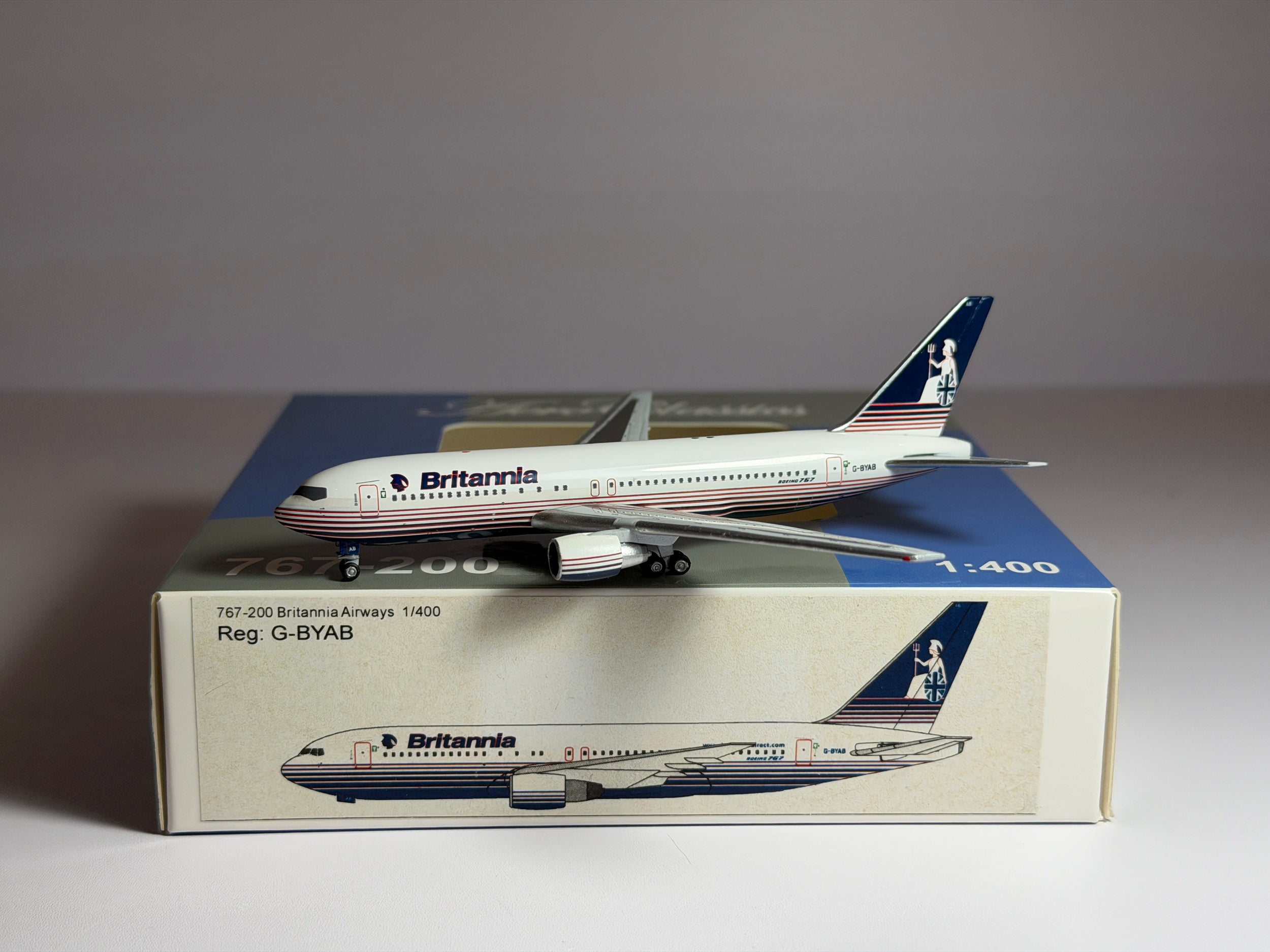 Britannia Airways Boeing 767-200 1:400 Aeroclassics G-BYAB (ACGBYAB)