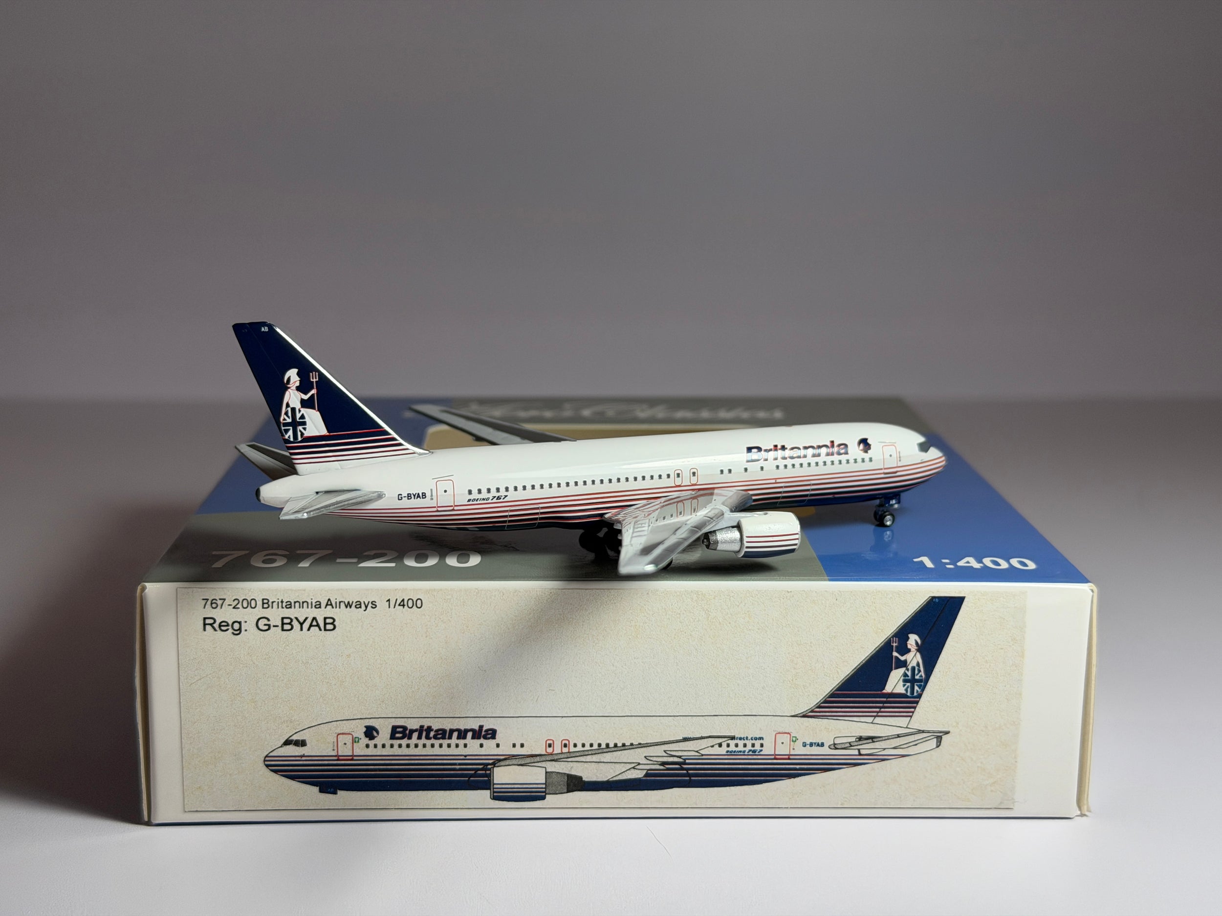 Britannia Airways Boeing 767-200 1:400 Aeroclassics G-BYAB (ACGBYAB)