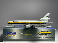 Gemini Jets 1:400 Monarch Airlines Douglas DC-10-30 G-DMCA 1980s colors GJMON503