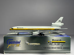 Gemini Jets 1:400 Monarch Airlines Douglas DC-10-30 G-DMCA 1980s colors GJMON503