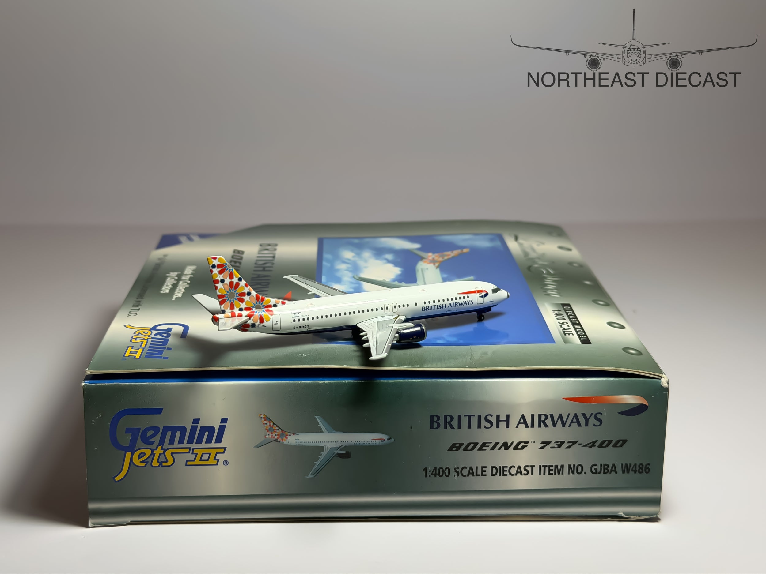 British Airways Boeing 737-400 1:400 Gemini Jets G-DOCT (GJBAW486)