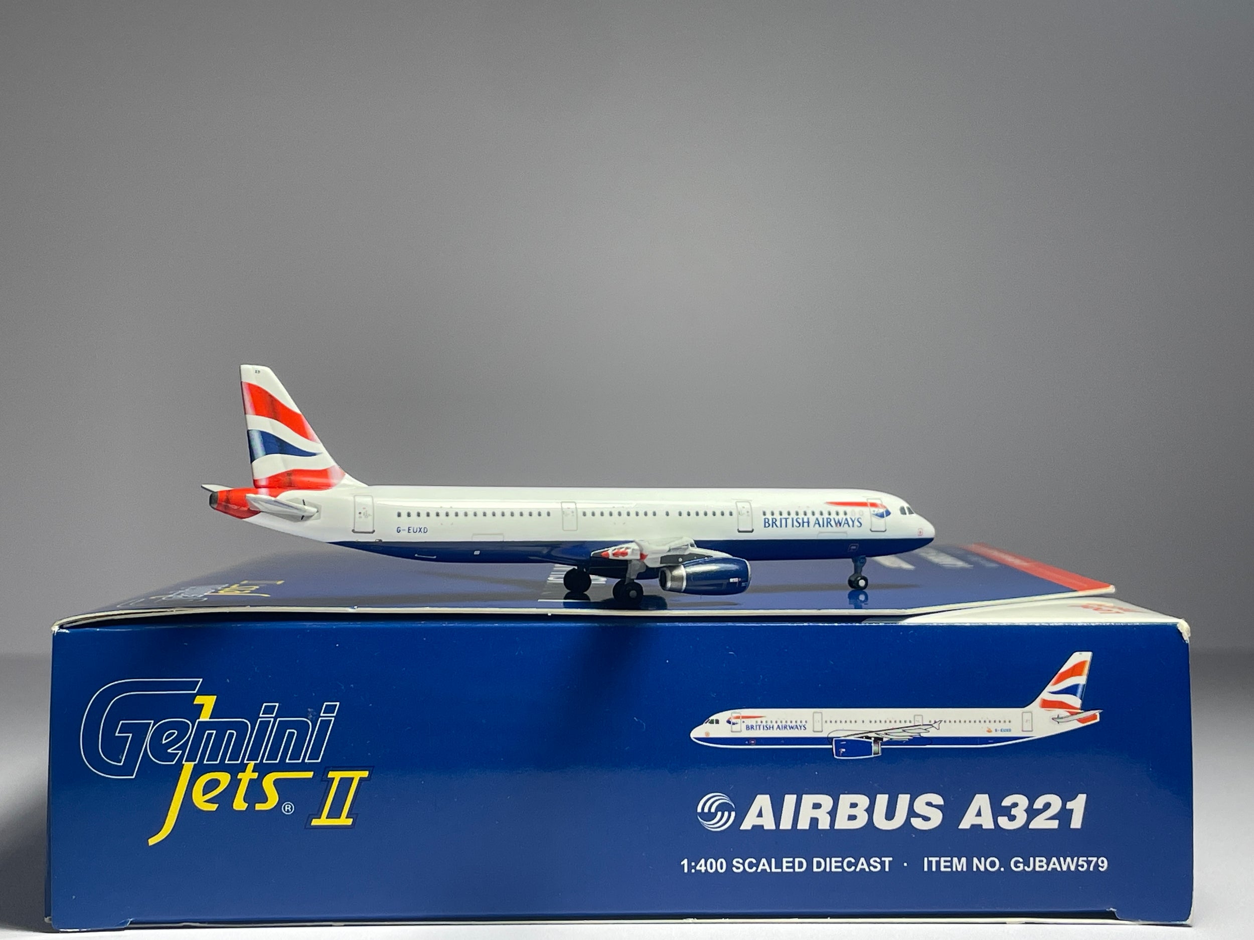 Gemini Jets 1:400 British Airways Airbus A321 G-EUXD Utopia World Tail GJBAW579