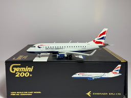 Gemini Jets 1:200 British Airways Embraer E170 G-LCYG Cityflyer G2BAW560