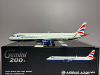 Gemini Jets 1:200 British Airways Airbus A321neo G-NEOR G2BAW1128