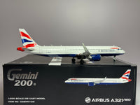 Gemini Jets 1:200 British Airways Airbus A321neo G-NEOR G2BAW1128