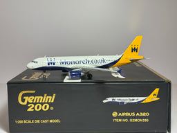 Gemini Jets 1:200 Monarch Airbus A320-200 G-OZBX 2000s colors G2MON350