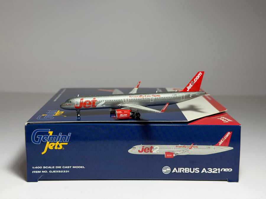 Gemini Jets 1:400 JET2 Airbus A321neo G-SUNO current colors GJEXS2331