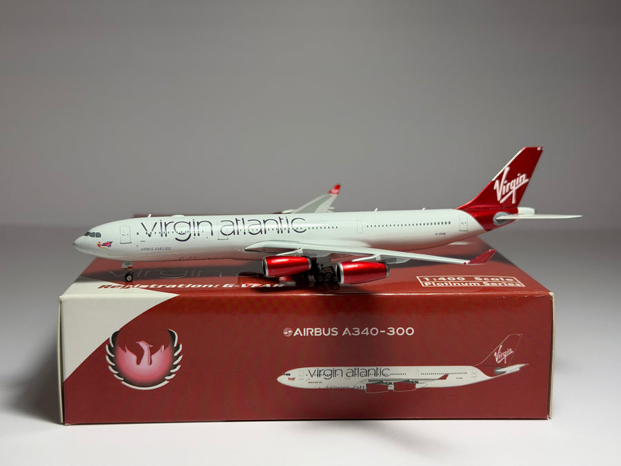 Phoenix Model 1:400 Virgin Atlantic Airbus A340-300 G-VFAR current colors PH411175