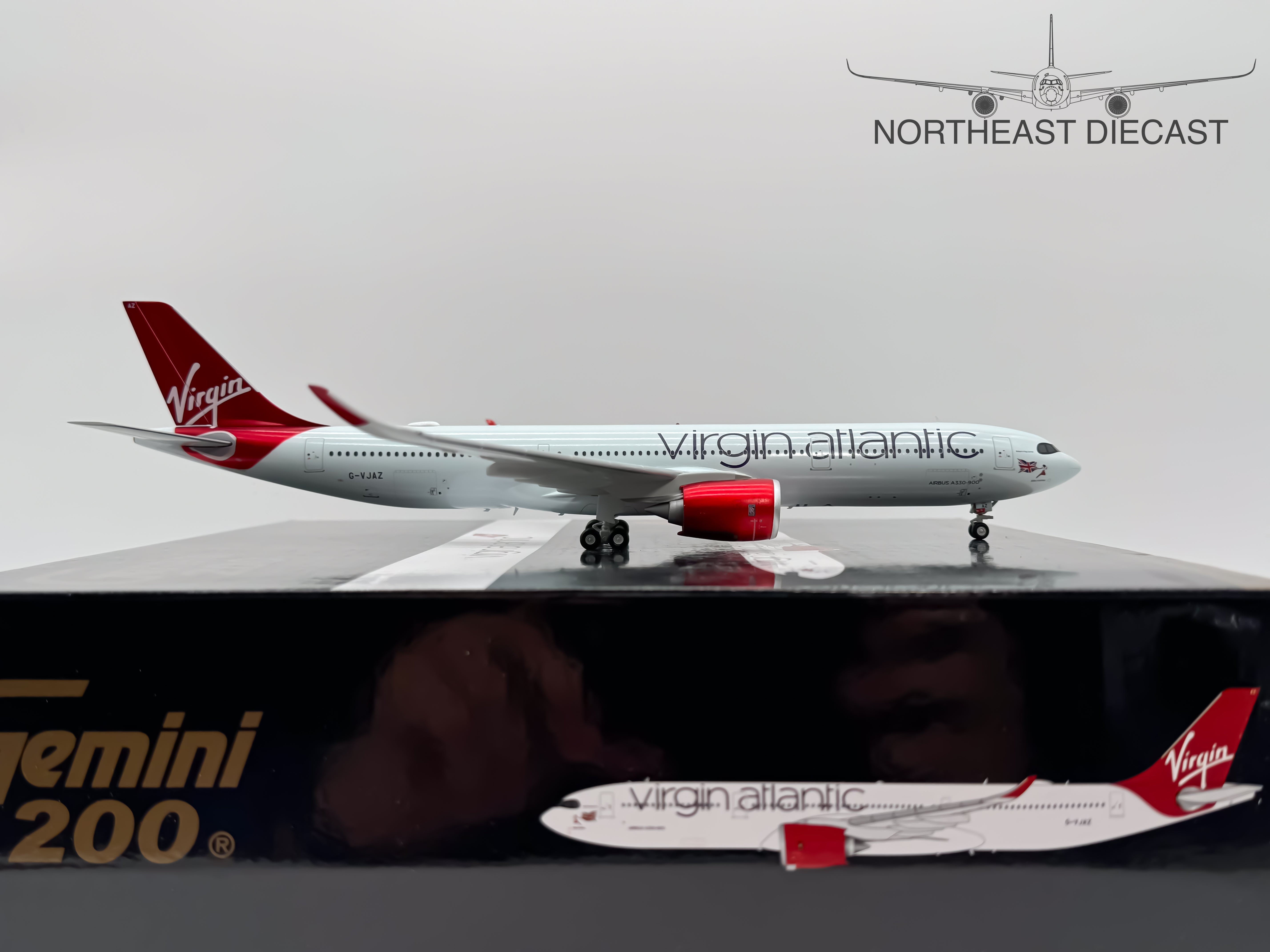 Virgin Atlantic Airbus A330-900neo 1:200 Gemini Jets G-VJAZ (G2VIR1212)