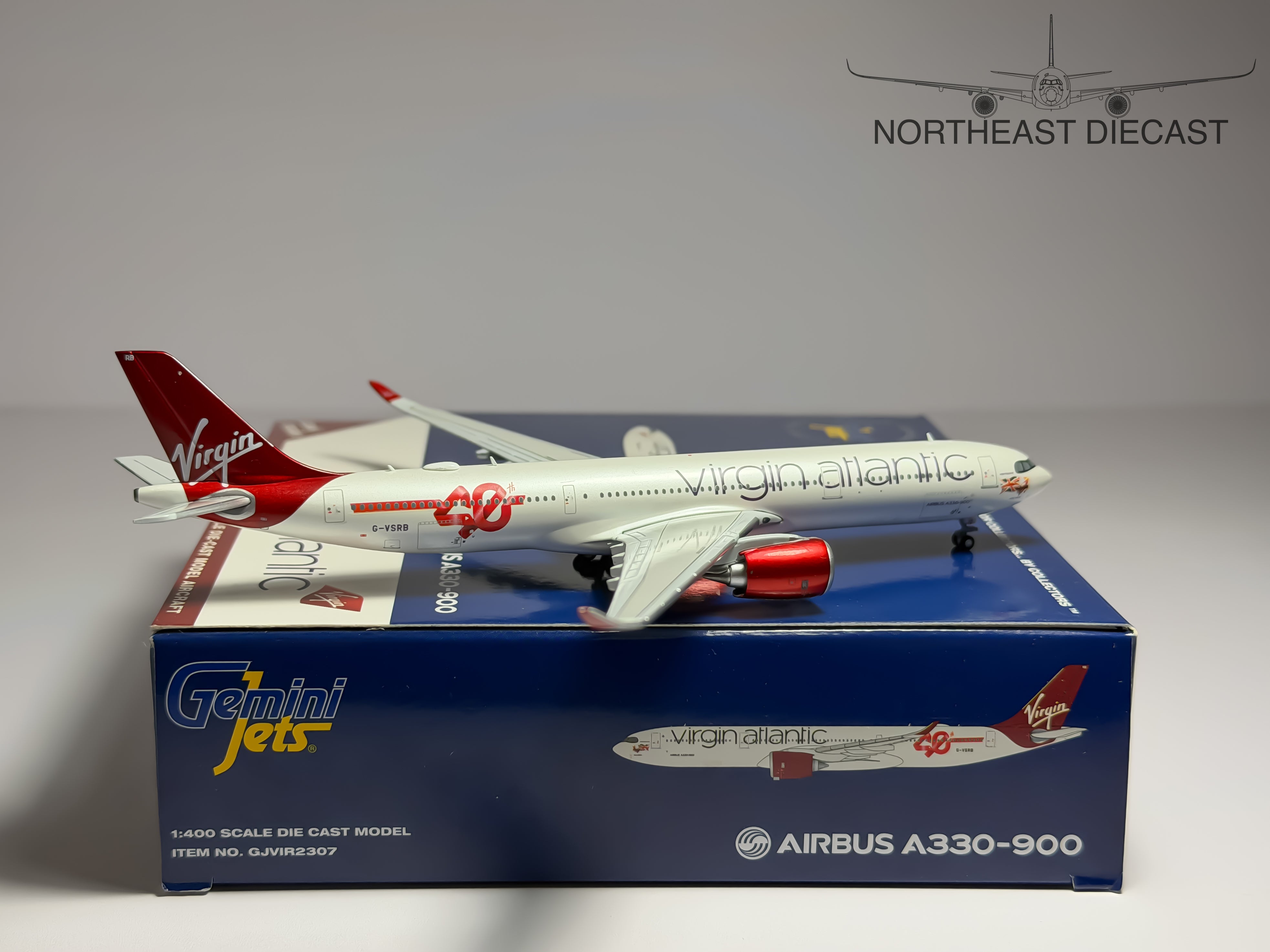 Virgin Atlantic Airbus A330-900neo 1:400 Gemini Jets G-VSRB (GJVIR2307)