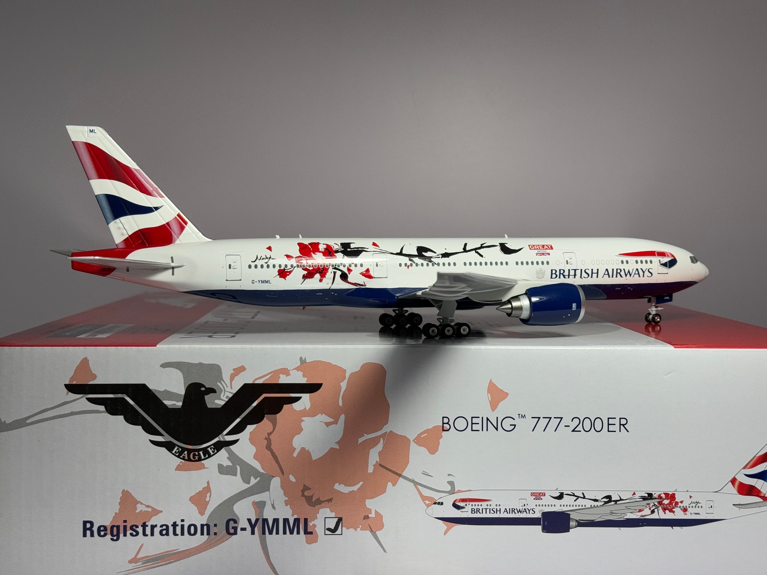 Phoenix Models 1:200 British Airways Boeing 777-200 G-YMML Chinese Festival PH2BAW122