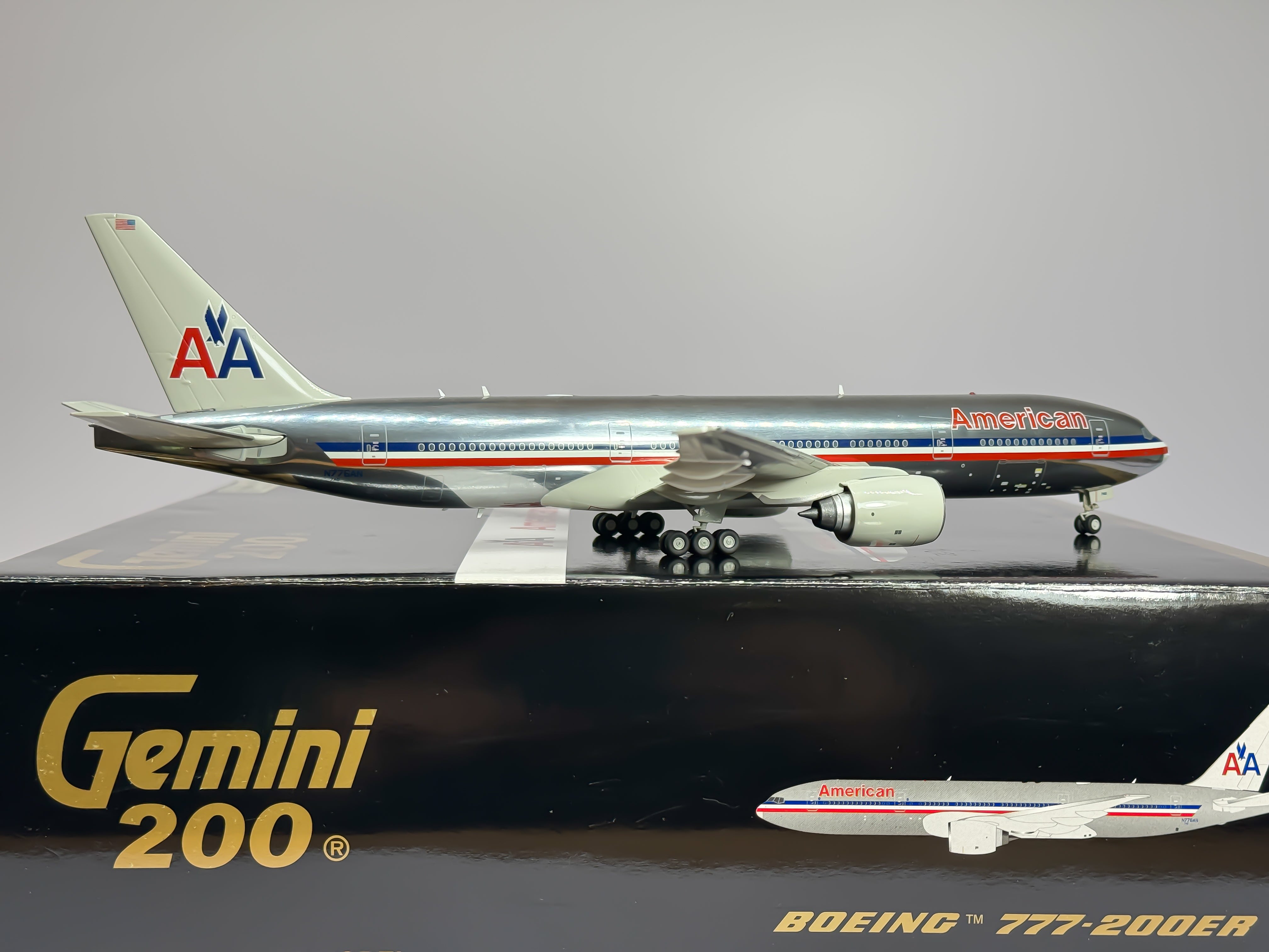 American Airlines Boeing 777-200 1:200 Gemini Jets N776AN (G2AAL047)