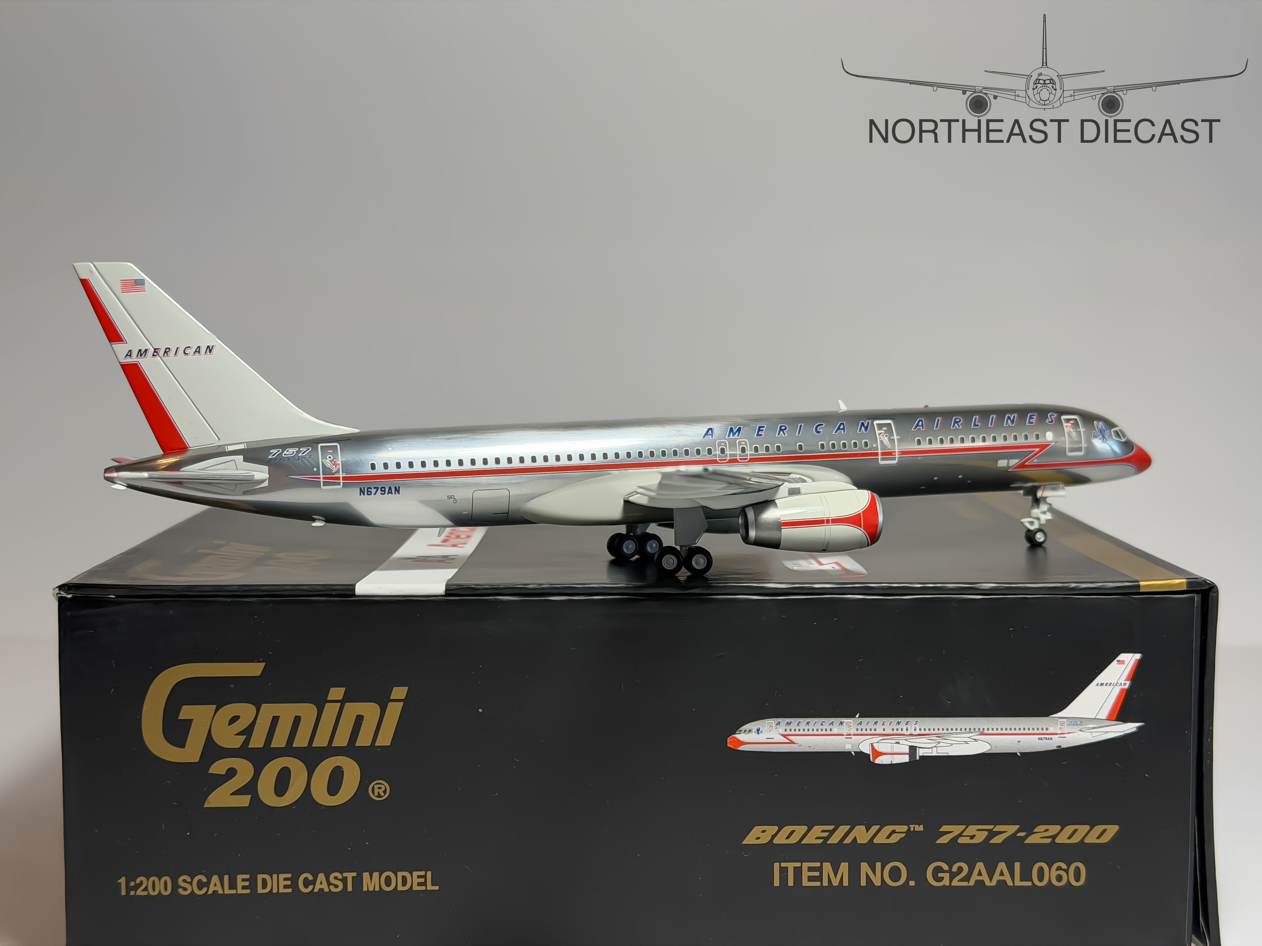 American Airlines Boeing 757-200 1:200 Gemini Jets N679AN (G2AAL060)