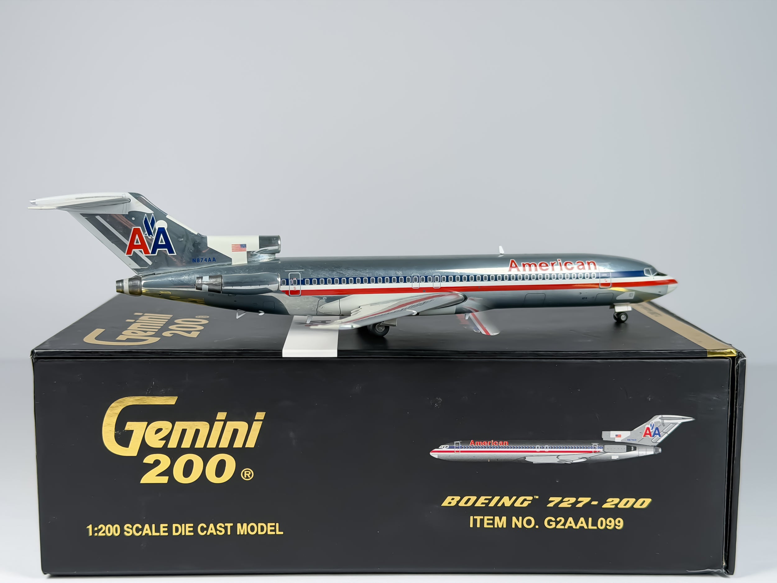 American Airlines Boeing 727-200 1:200 Gemini Jets N874AA (G2AAL099)