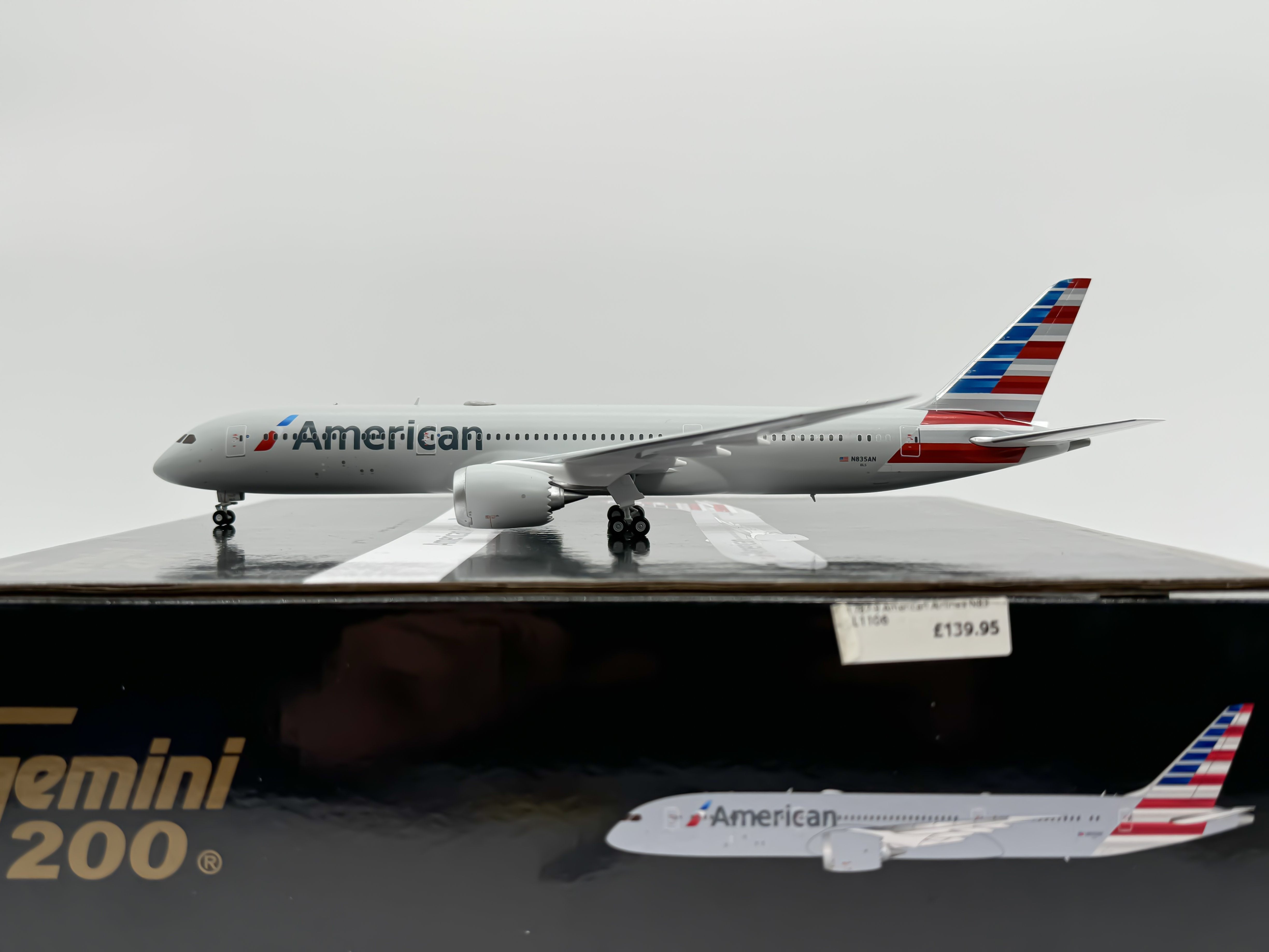 American Airlines Boeing 787-9 1:200 Gemini Jets N835AN (G2AAL1106)