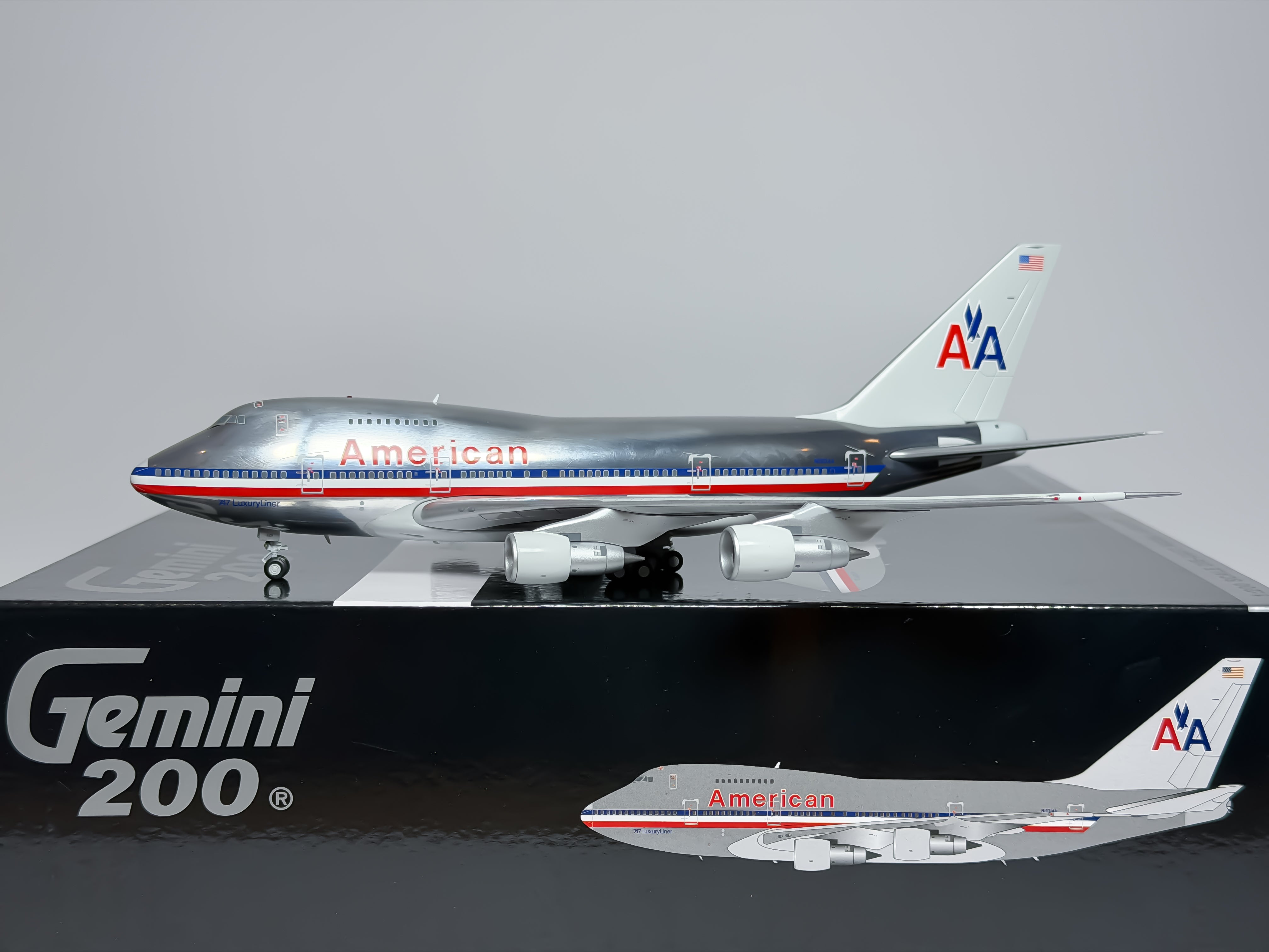 American Airlines Boeing 747SP 1:200 Gemini Jets N601AA (G2AAL1158)