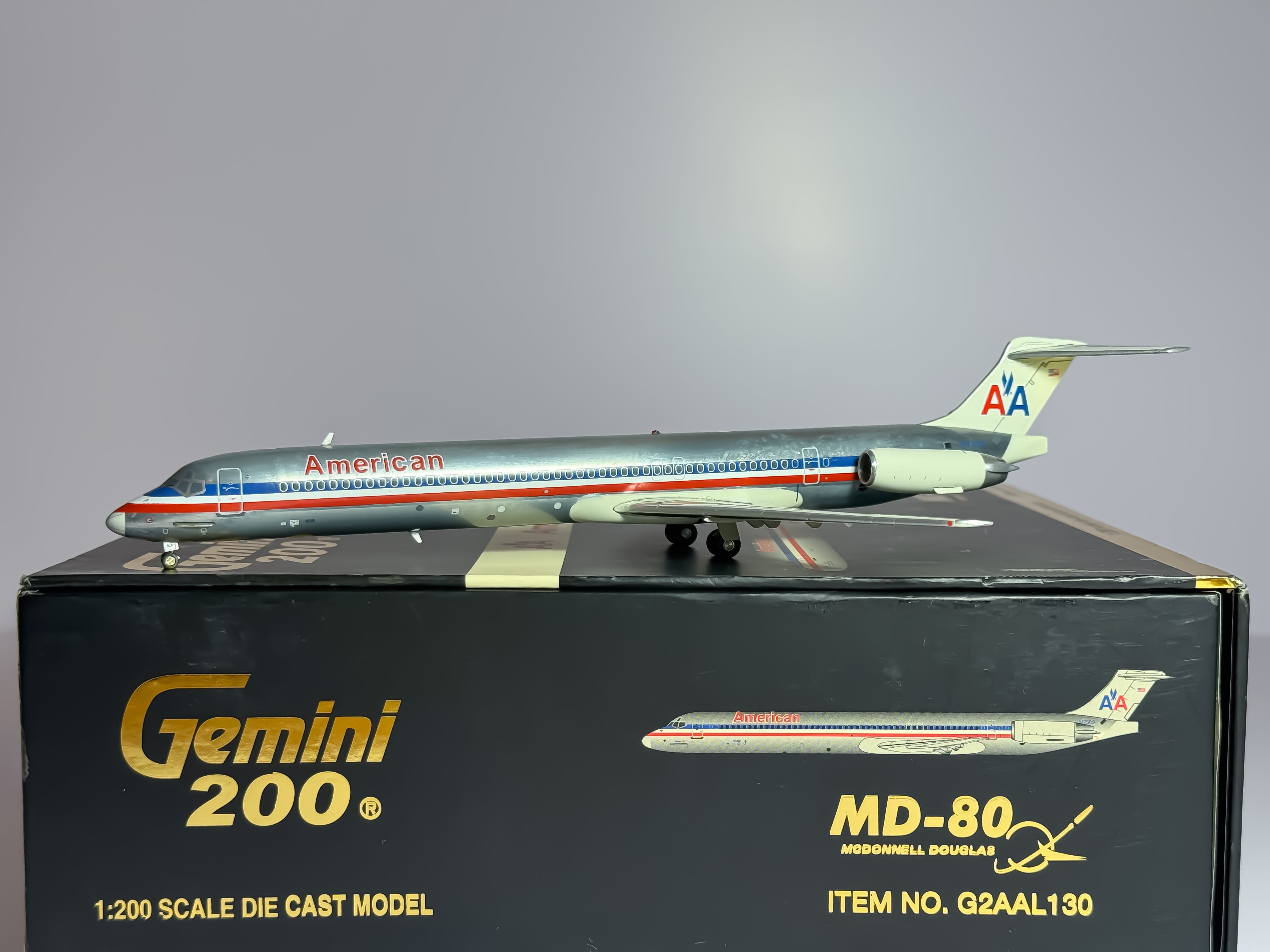 American Airlines McDonnell Douglas MD-80 1:200 Gemini Jets N7509 (G2AAL130)