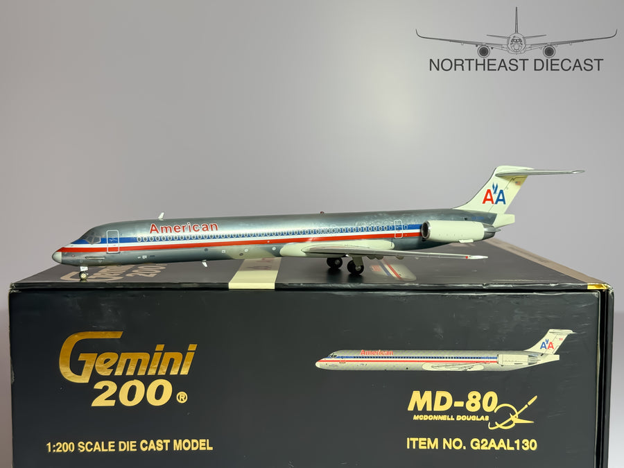 American Airlines McDonnell Douglas MD-80 1:200 Gemini Jets N7509 (G2AAL130)