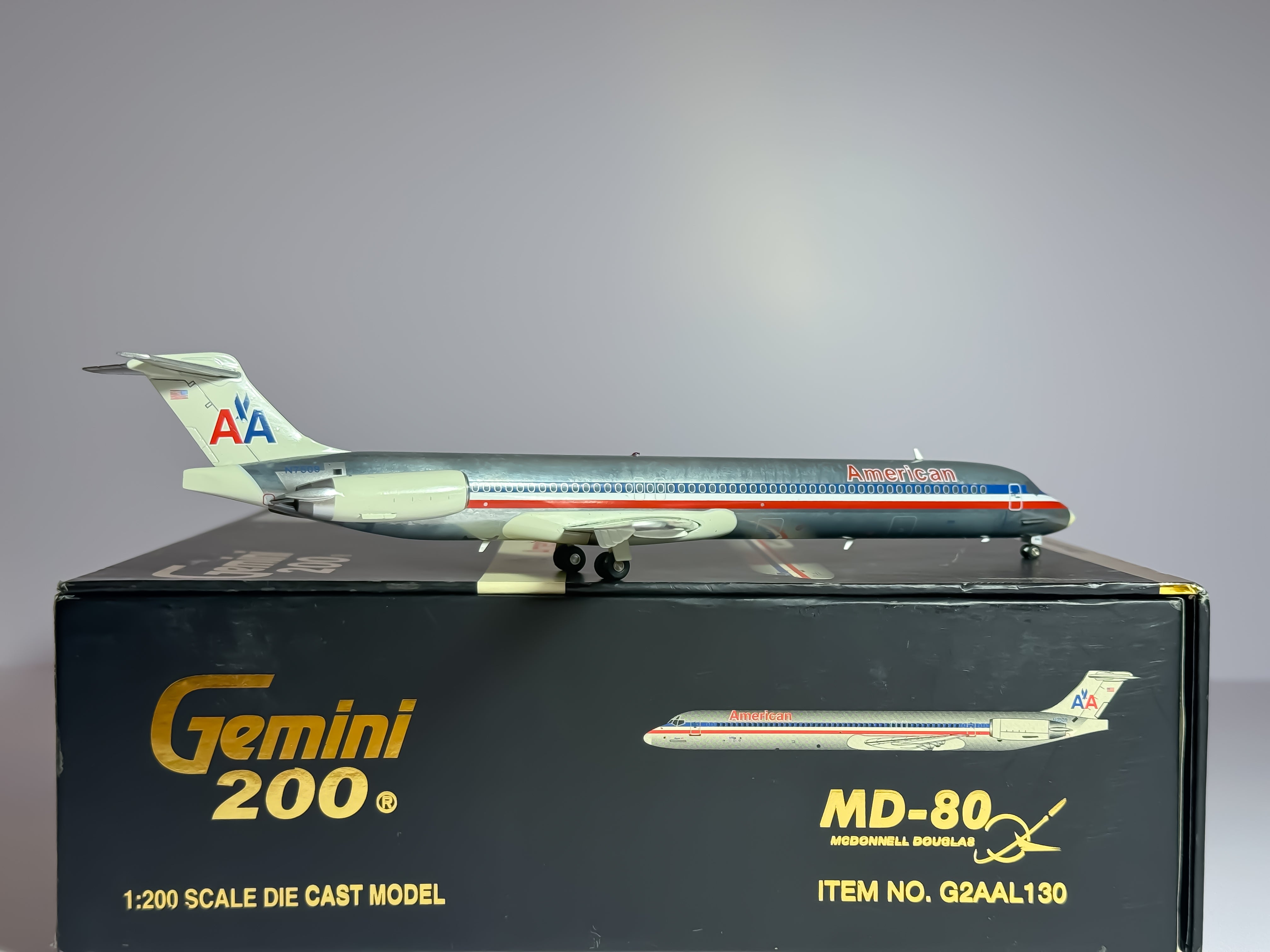 American Airlines McDonnell Douglas MD-80 1:200 Gemini Jets N7509 (G2AAL130)