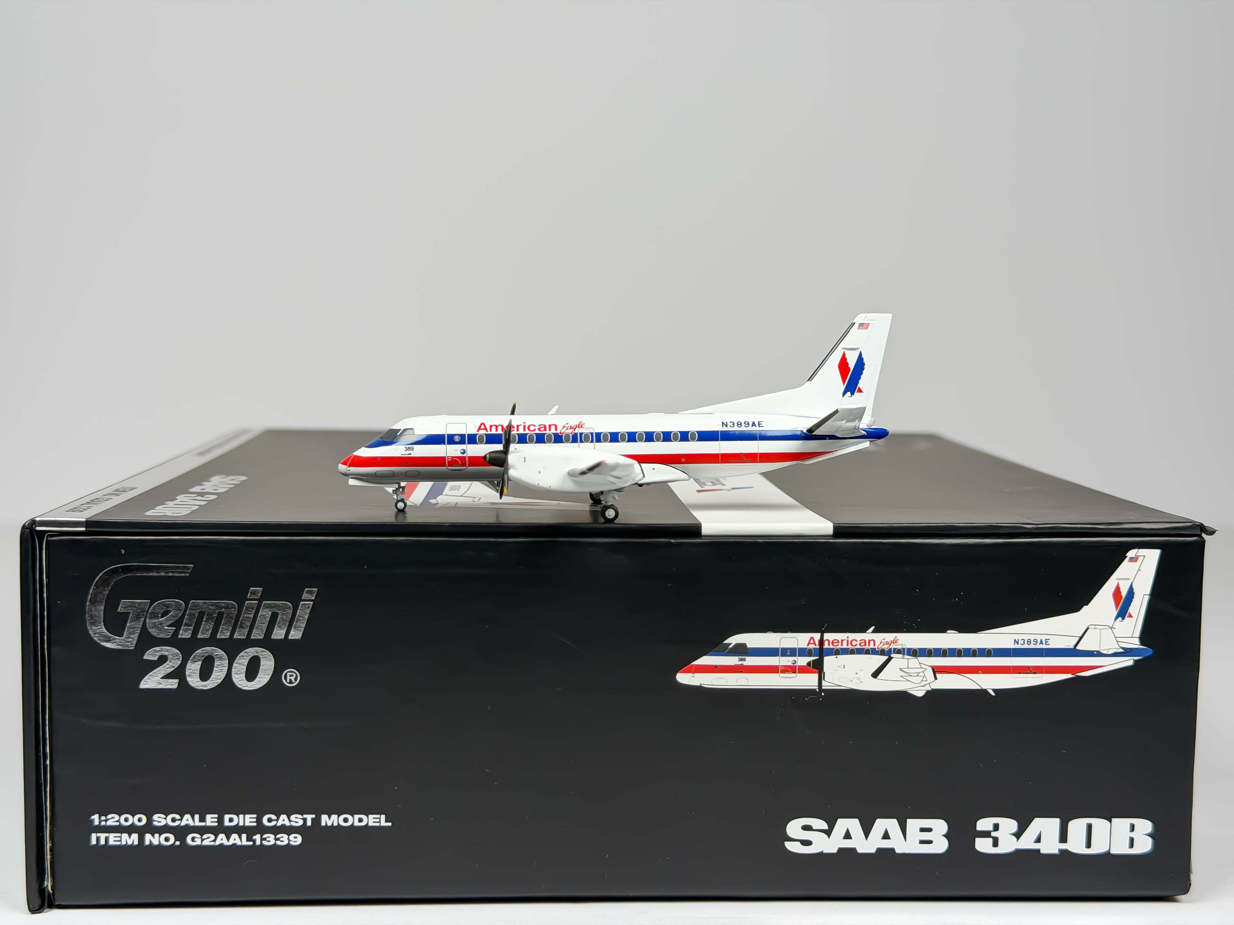American Eagle Saab 340B 1:200 Gemini Jets N389AE (G2AAL1339)