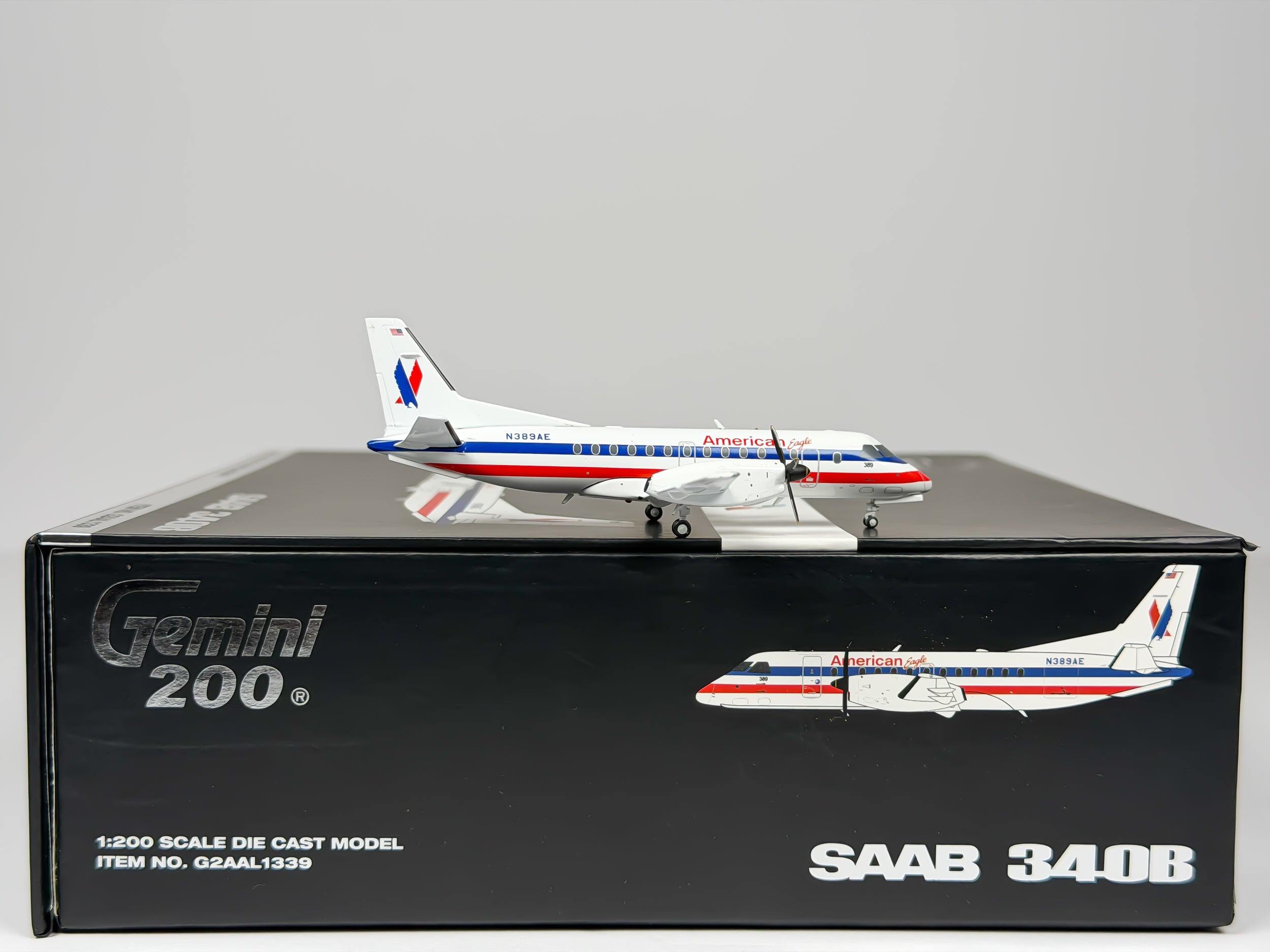 American Eagle Saab 340B 1:200 Gemini Jets N389AE (G2AAL1339)
