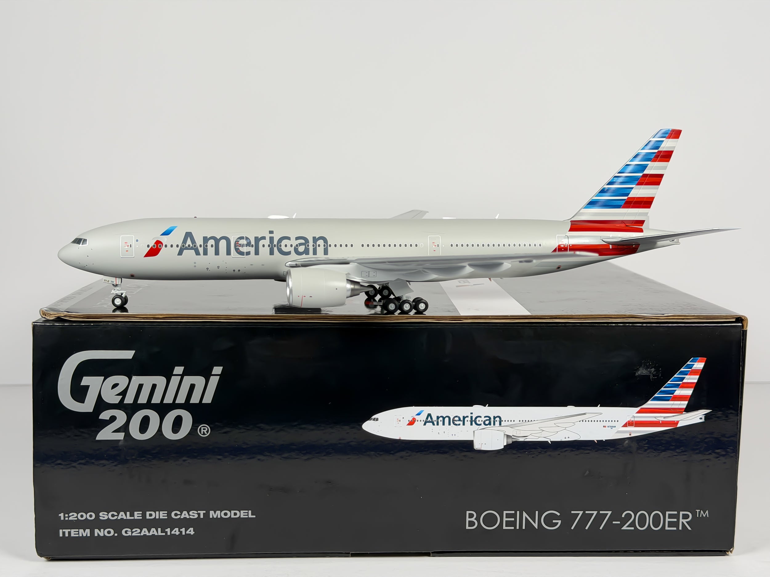 American Airlines Boeing 777-200ER 1:200 Gemini Jets N788AN (G2AAL1414)