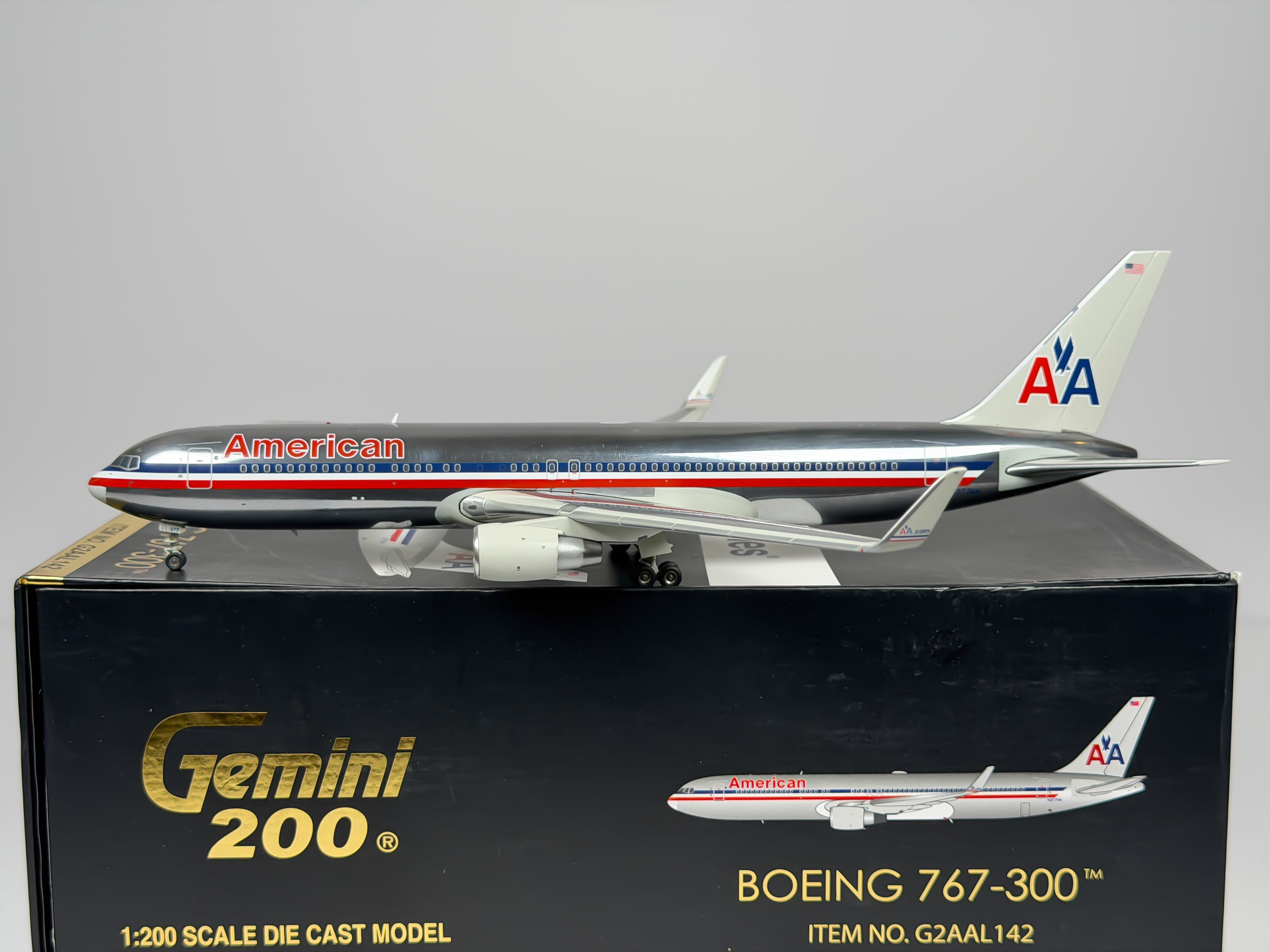 American Airlines Boeing 767-300 1:200 Gemini Jets N377AN (G2AAL142)