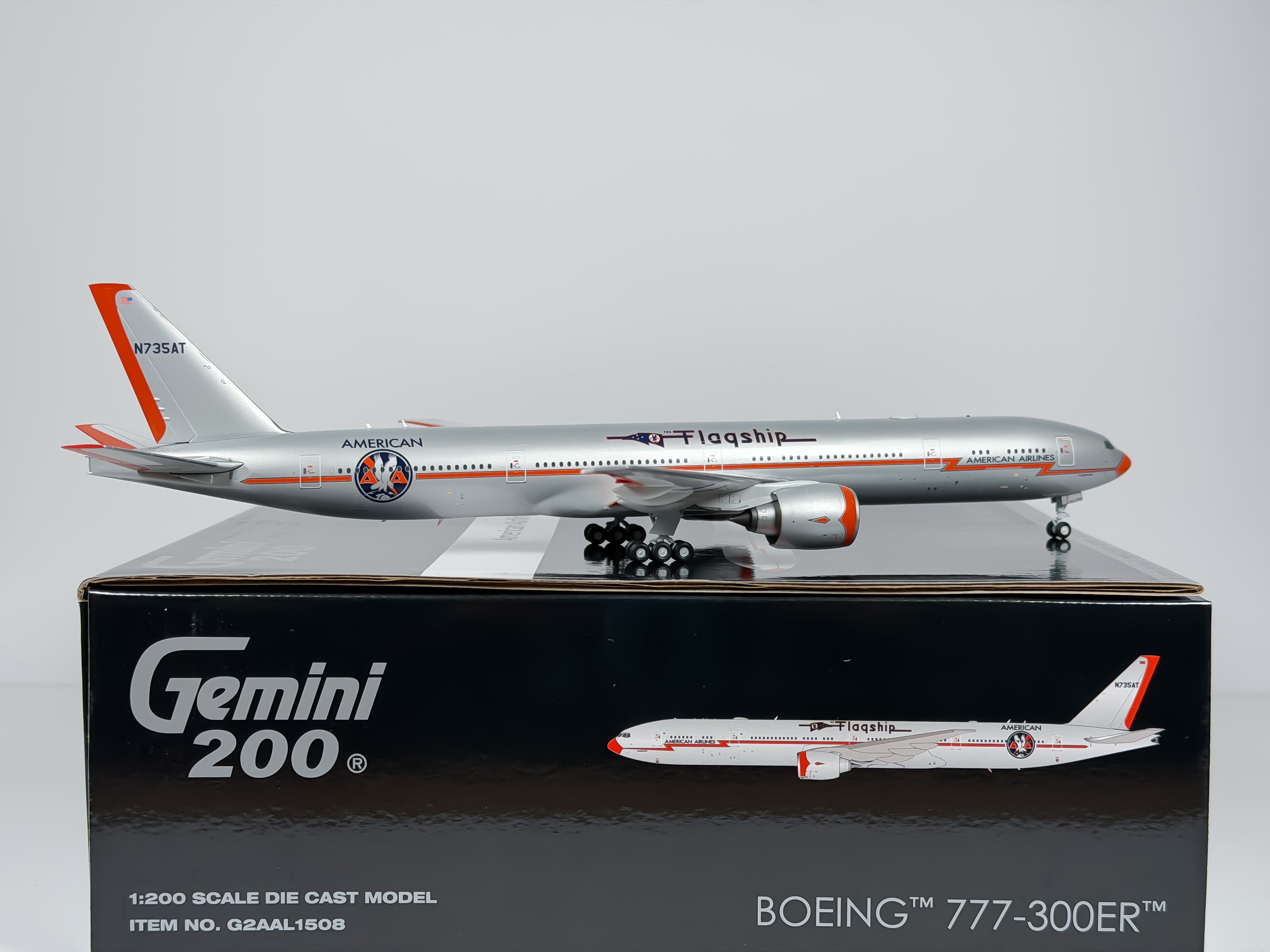 American Airlines Boeing 777-300ER 1:200 Gemini Jets N735AT (G2AAL1508)