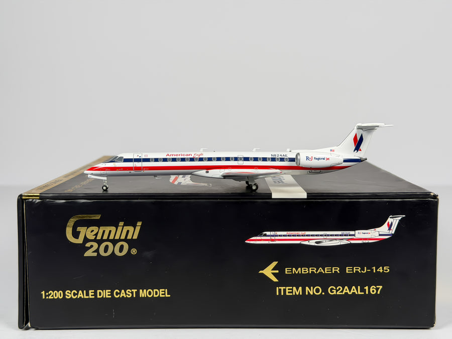 American Eagle Embraer E145 1:200 Gemini Jets N824AE (G2AAL167)