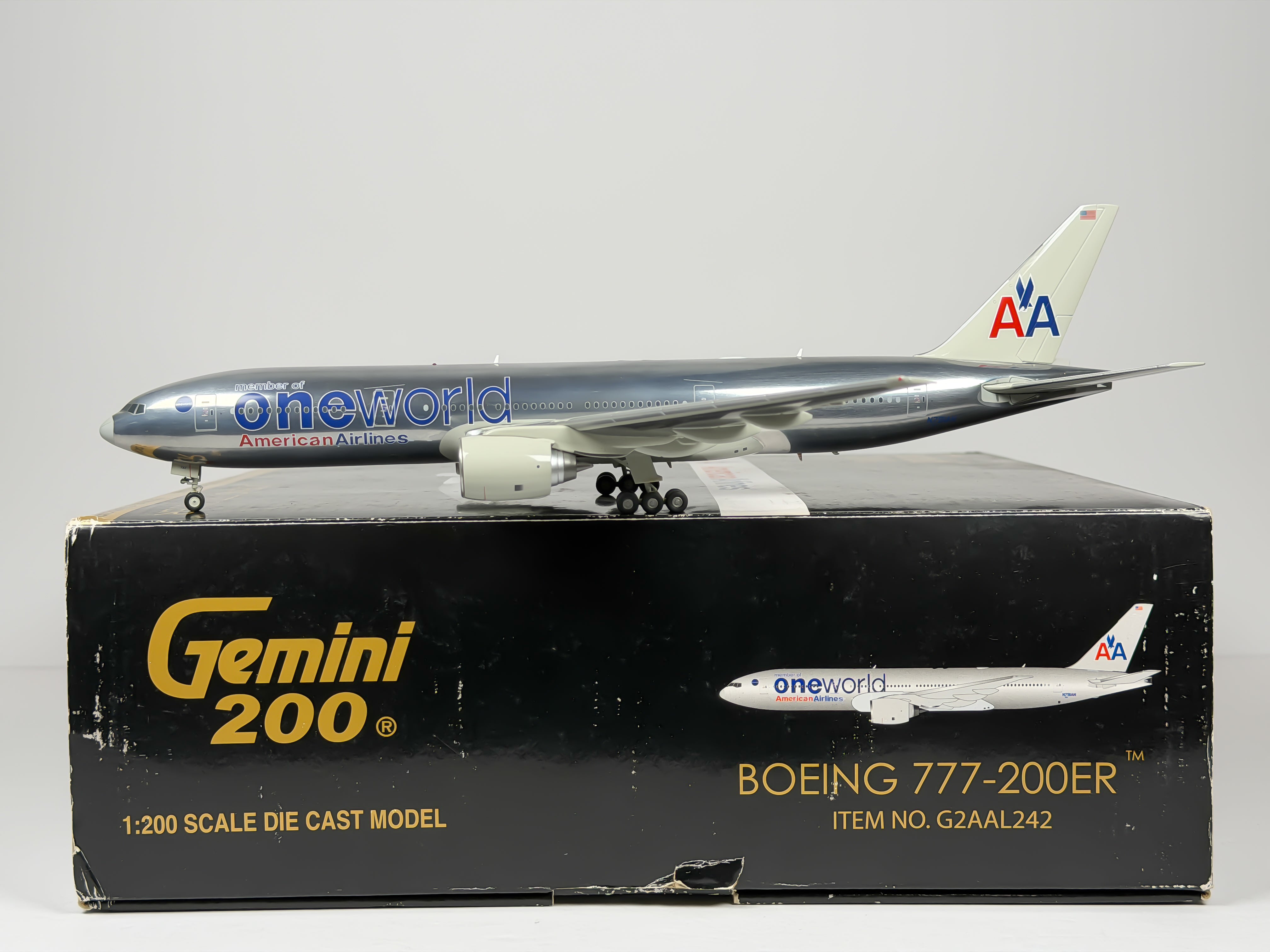 American Airlines Boeing 777-200 1:200 Gemini Jets N791AN (G2AAL242)