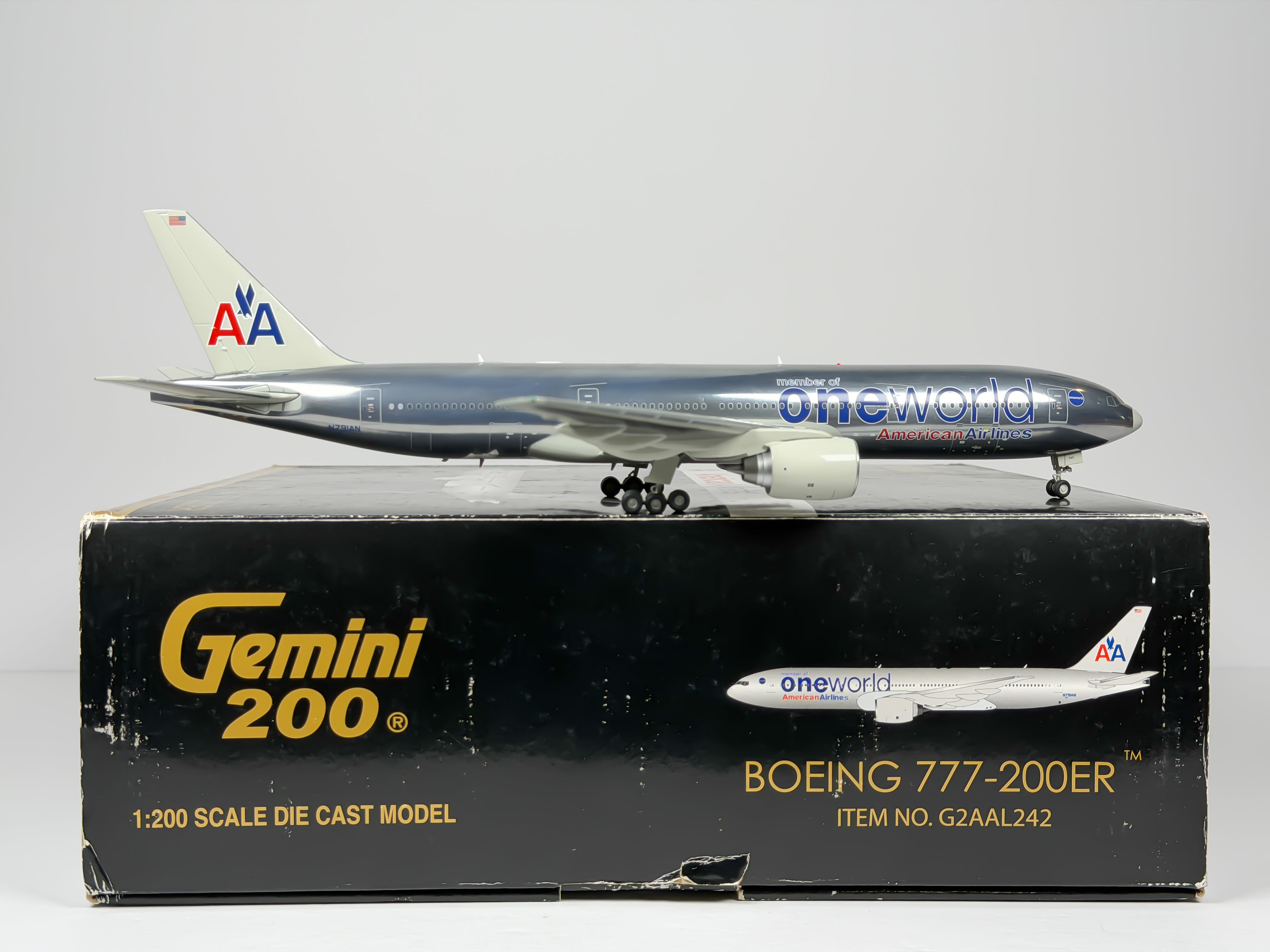 American Airlines Boeing 777-200 1:200 Gemini Jets N791AN (G2AAL242)