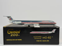 American Airlines McDonnell Douglas MD-82 1:200 Gemini Jets N488AA (G2AAL389)