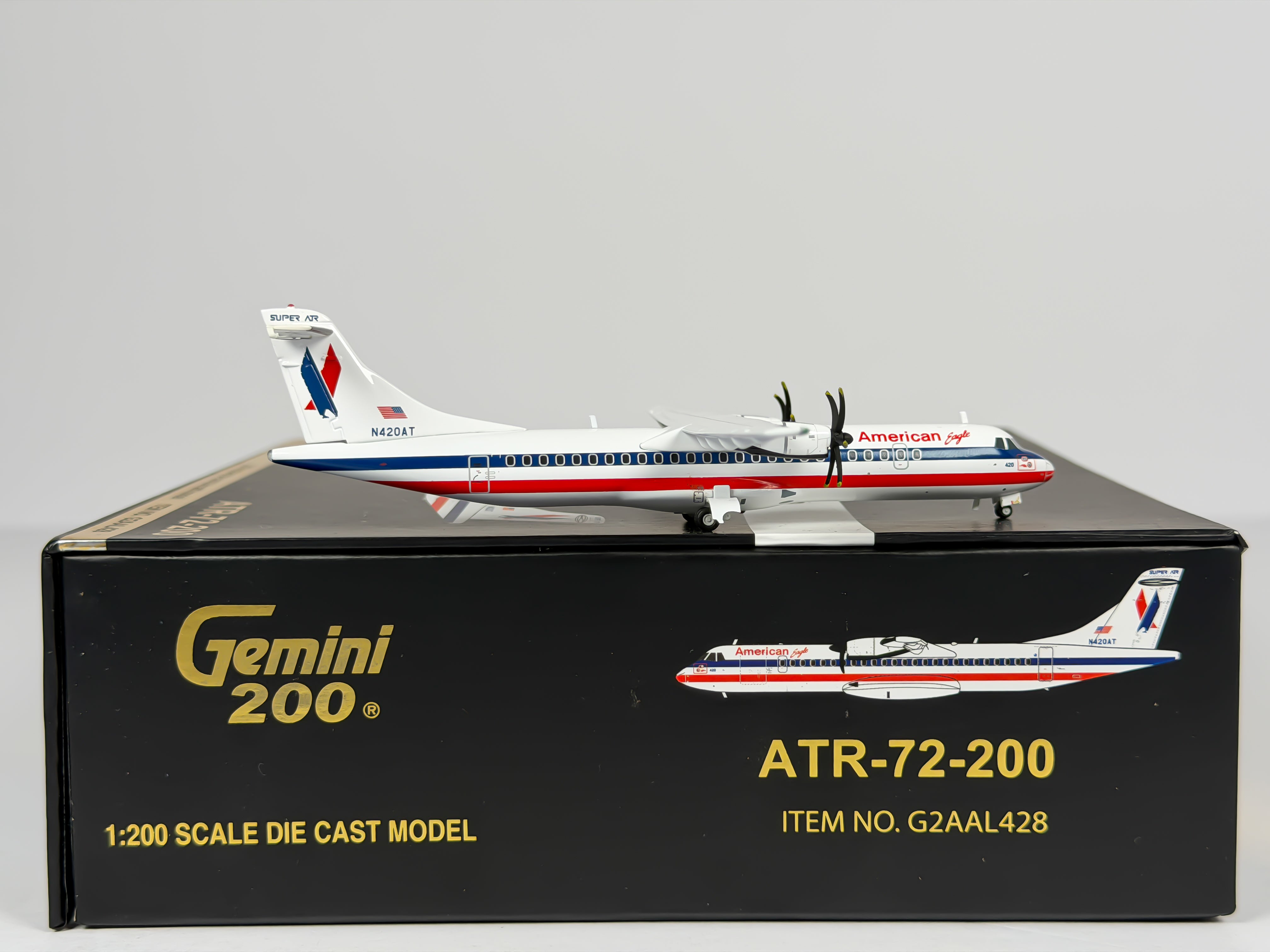 American Eagle ATR 72-200 1:200 Gemini Jets N420AT (G2AAL428)