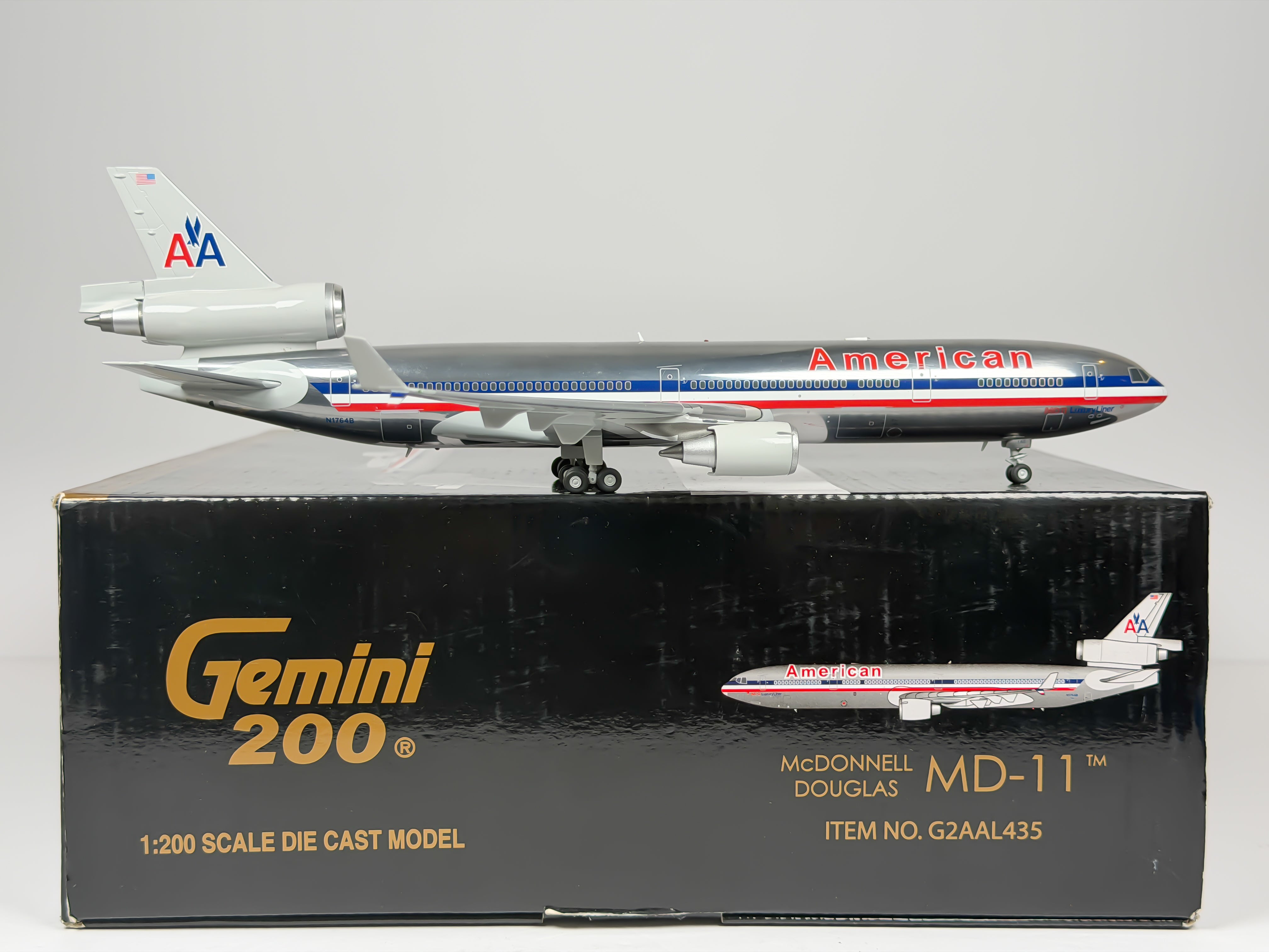 American Airlines McDonnell Douglas MD-11 1:200 Gemini Jets N1764B (G2AAL435)