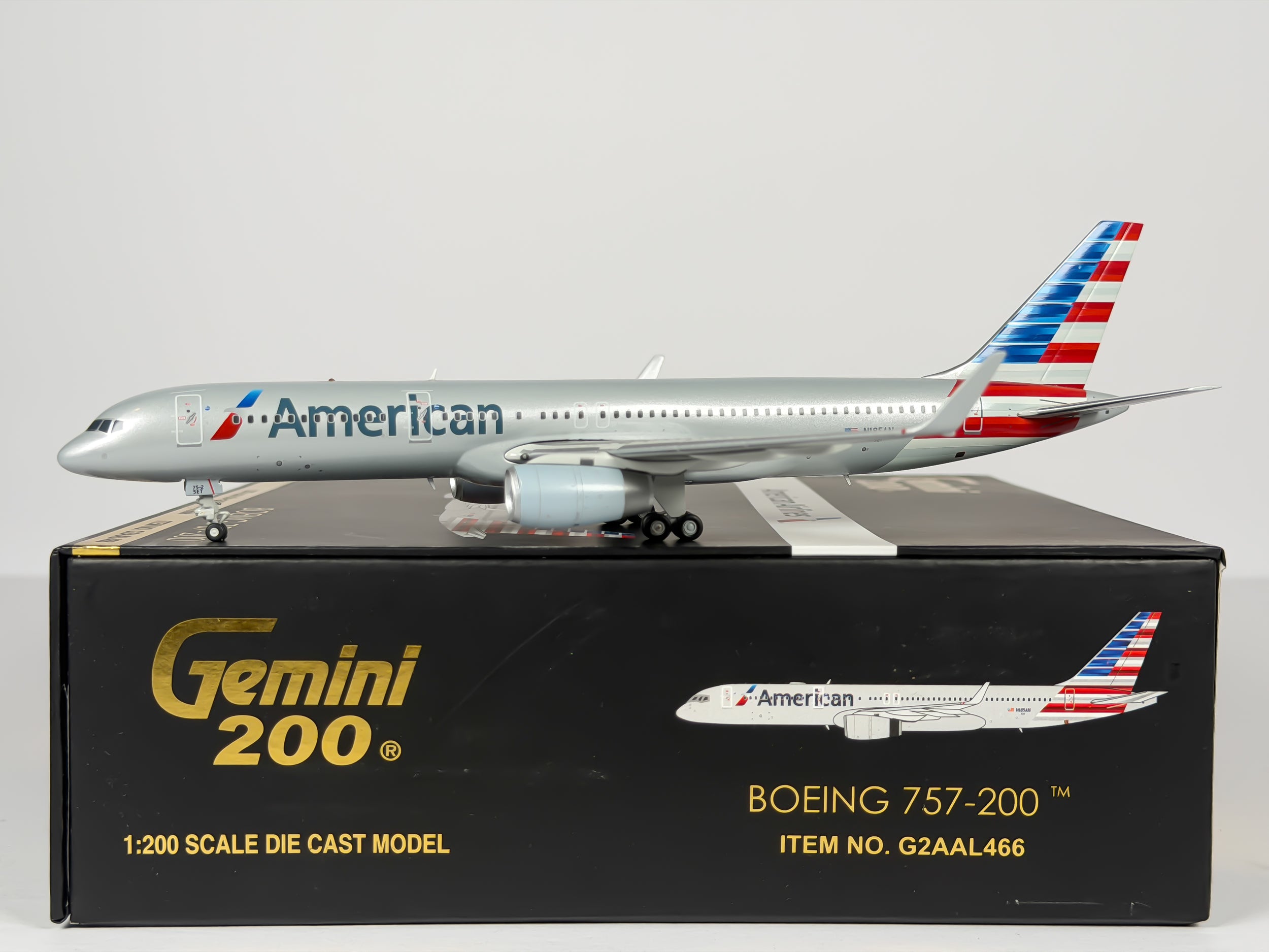 American Airlines Boeing 757-200 1:200 Gemini Jets N185AN (G2AAL466)