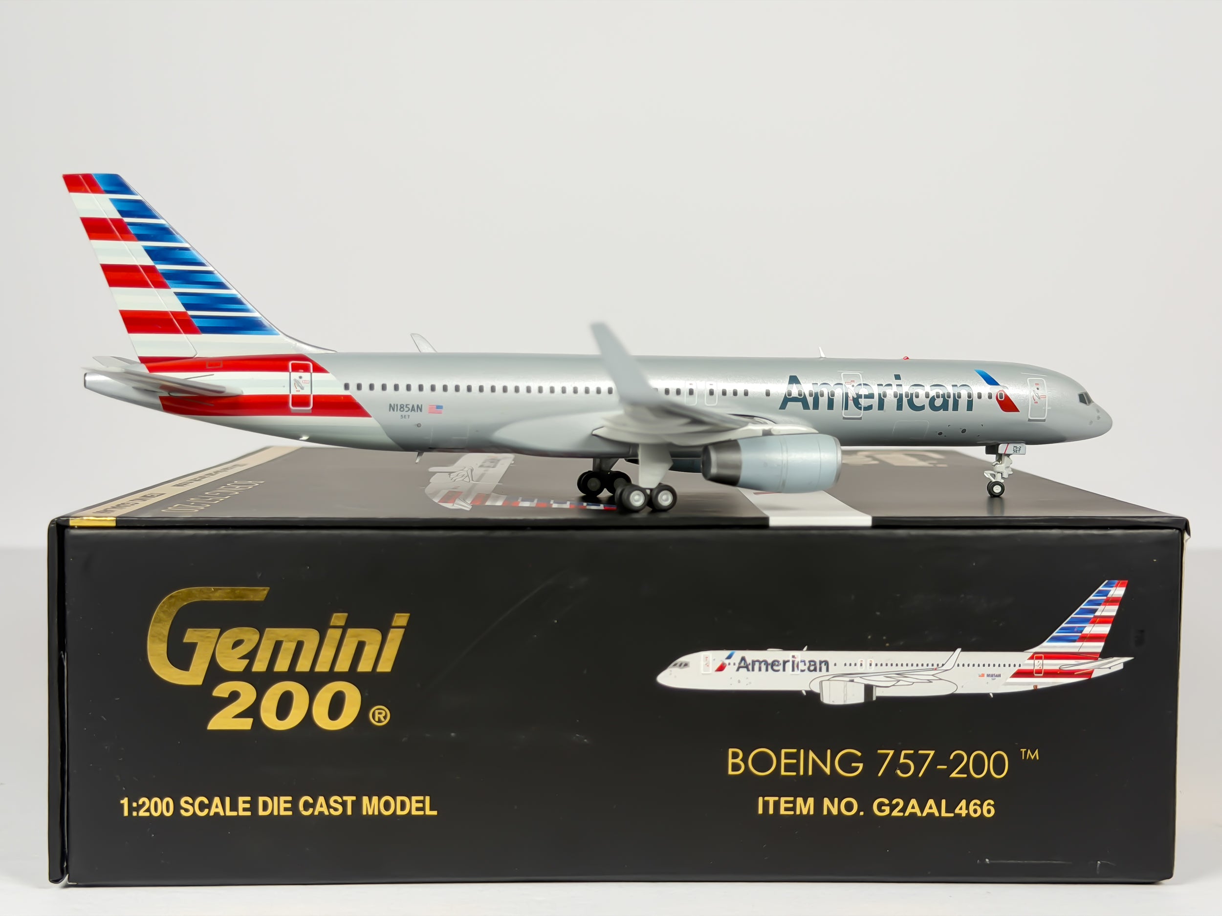 American Airlines Boeing 757-200 1:200 Gemini Jets N185AN (G2AAL466)