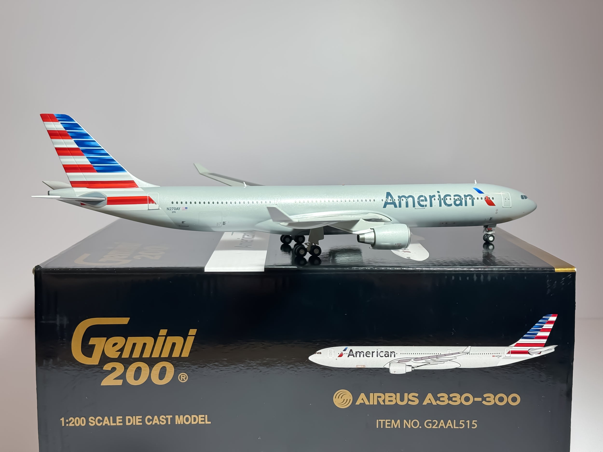 American Airlines Airbus A330-300 1:200 Gemini Jets N270AY (G2AAL515)