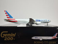 American Airlines Boeing 777-200 1:200 Gemini Jets N796AN (G2AAL526)