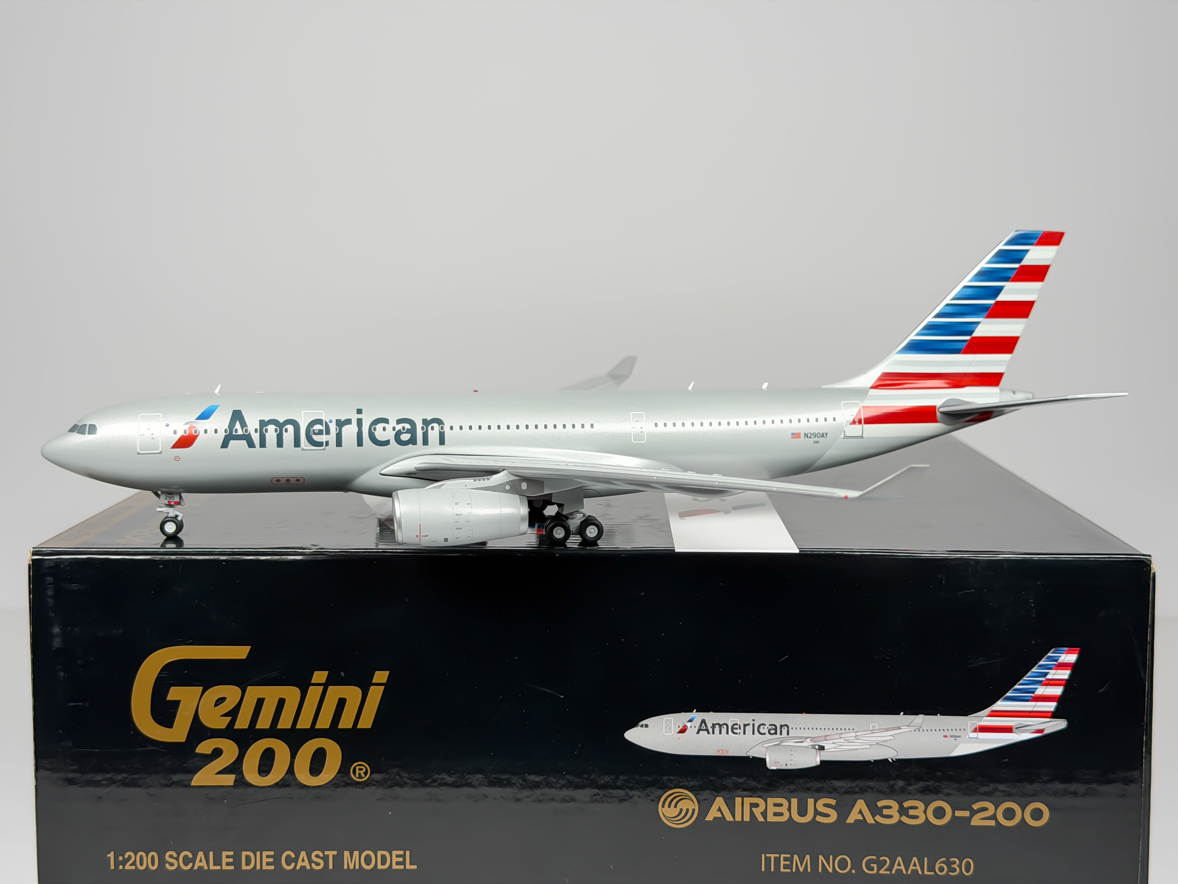 American Airlines Airbus A330-200 1:200 Gemini Jets N290AY (G2AAL630)