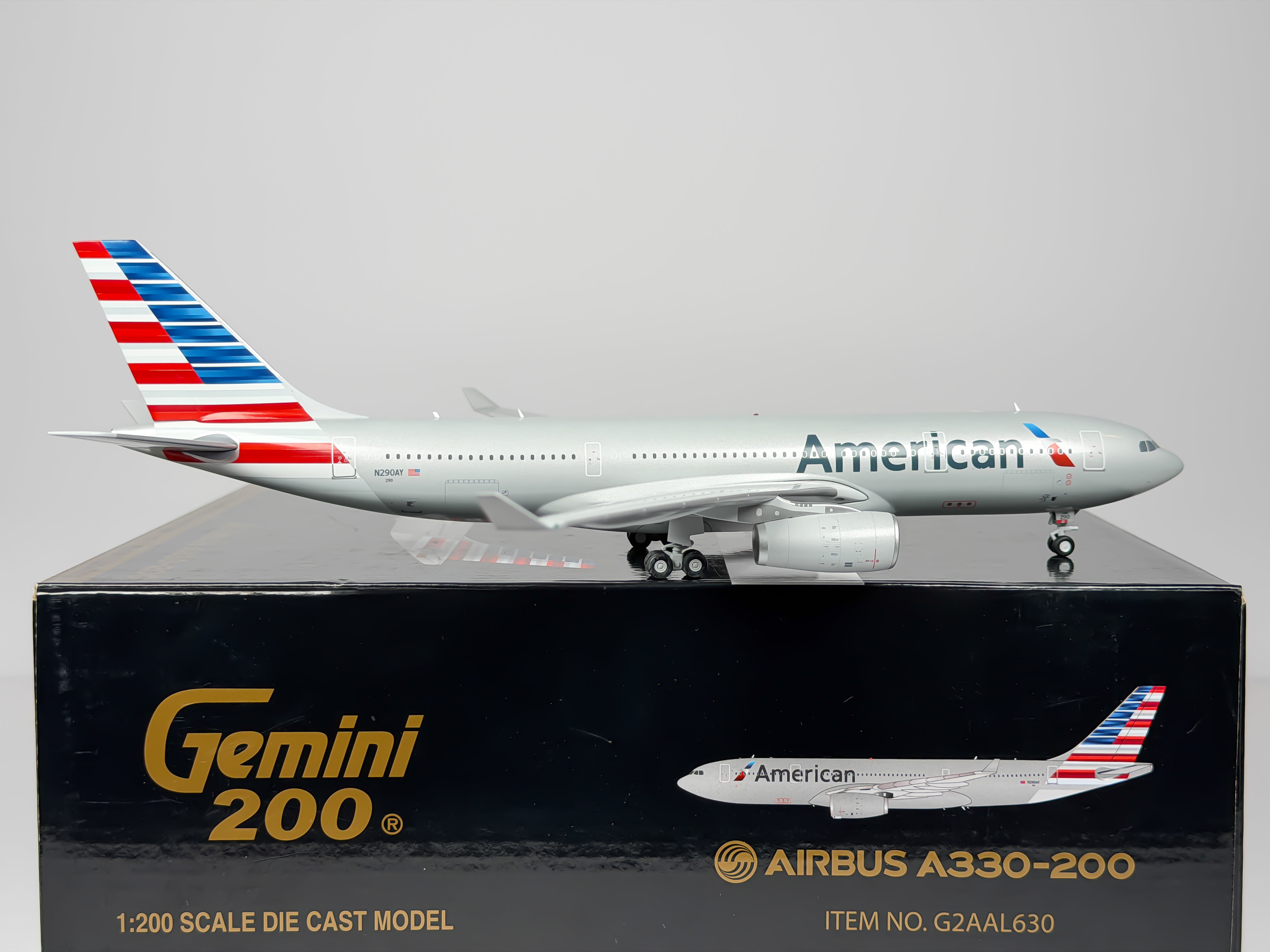 American Airlines Airbus A330-200 1:200 Gemini Jets N290AY (G2AAL630)
