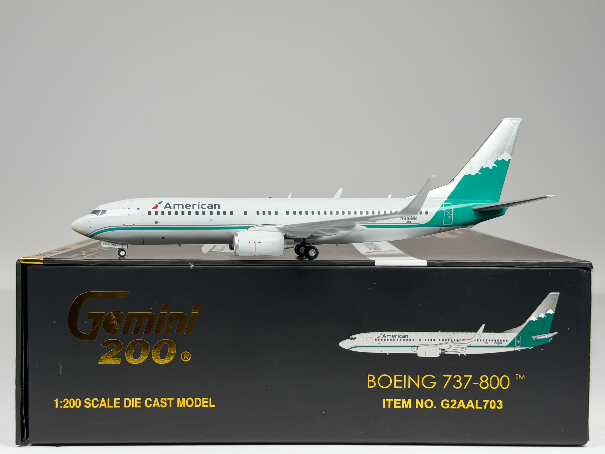 American Airlines Boeing 737-800 1:200 Gemini Jets N916NN (G2AAL703)