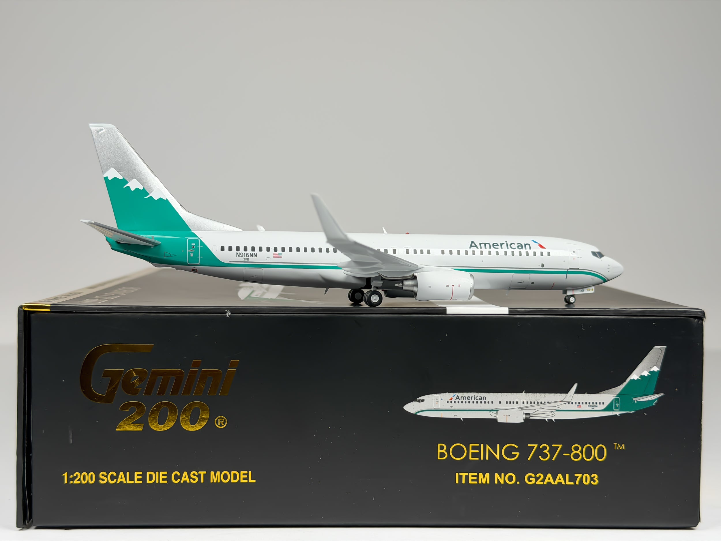 American Airlines Boeing 737-800 1:200 Gemini Jets N916NN (G2AAL703)